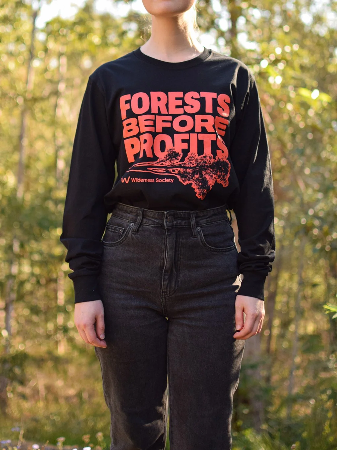 Forests Before Profits T-Shirt Red 2.jpg