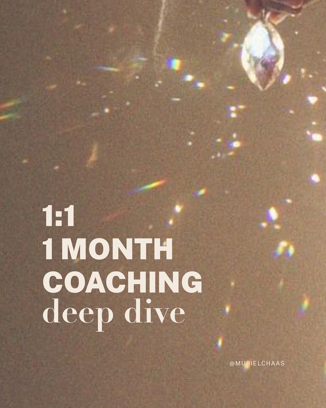 If you want your 2026 to feel different &mdash;
you can&rsquo;t wait until January to change.

Momentum starts now.

I opened a limited 1-month deep dive coaching container for 1111&euro;
(and yes &mdash; that&rsquo;s wild&hellip; my usual 1:1 contai