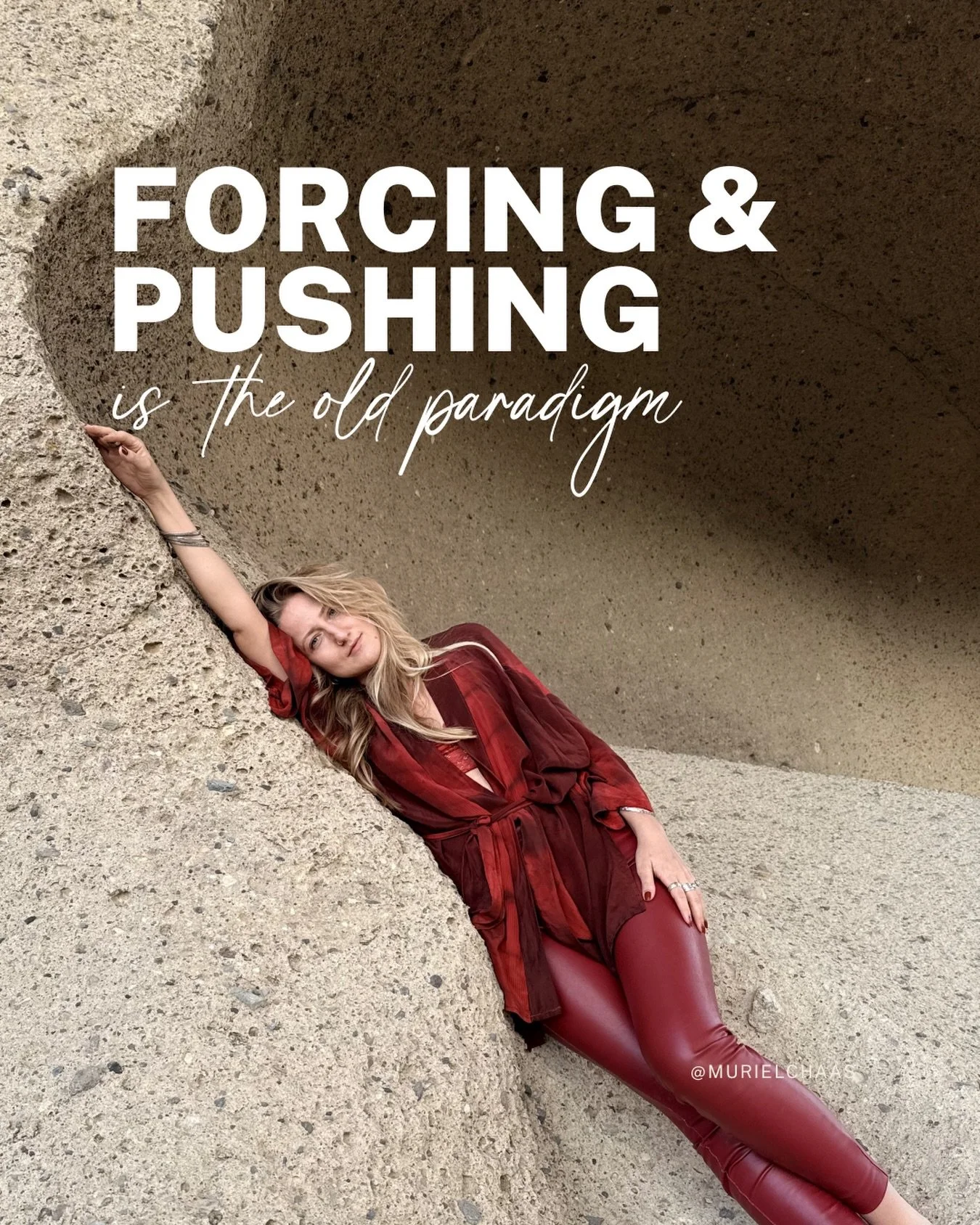 As we transition from 2025 to 2026&hellip;

Don&rsquo;t force yourself to become a &lsquo;new you&rsquo;, 
allow yourself to become THE REAL YOU.

&lsquo;New year, new me&rsquo; is what they say.

There&rsquo;s few moments as heavily charged with for