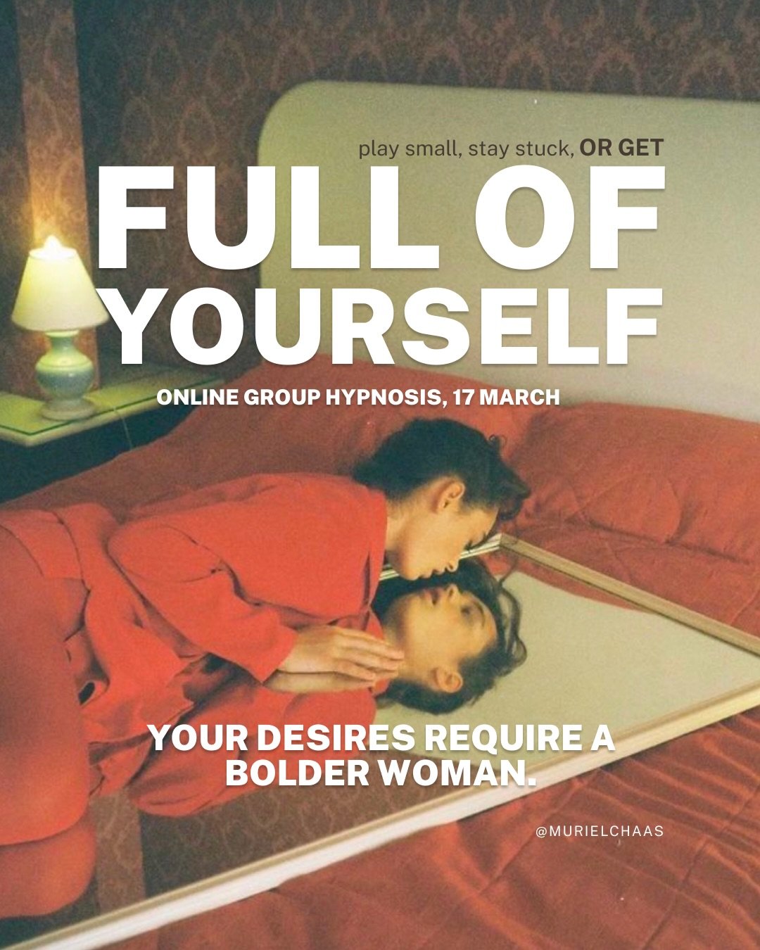 Let me be honest about something:

Most women are not lacking intelligence, talent, beauty, strategy or potential.

They&rsquo;re lacking permission to be audacious.

To want more. To ask for more. To receive more.

More devotion in love. More money 