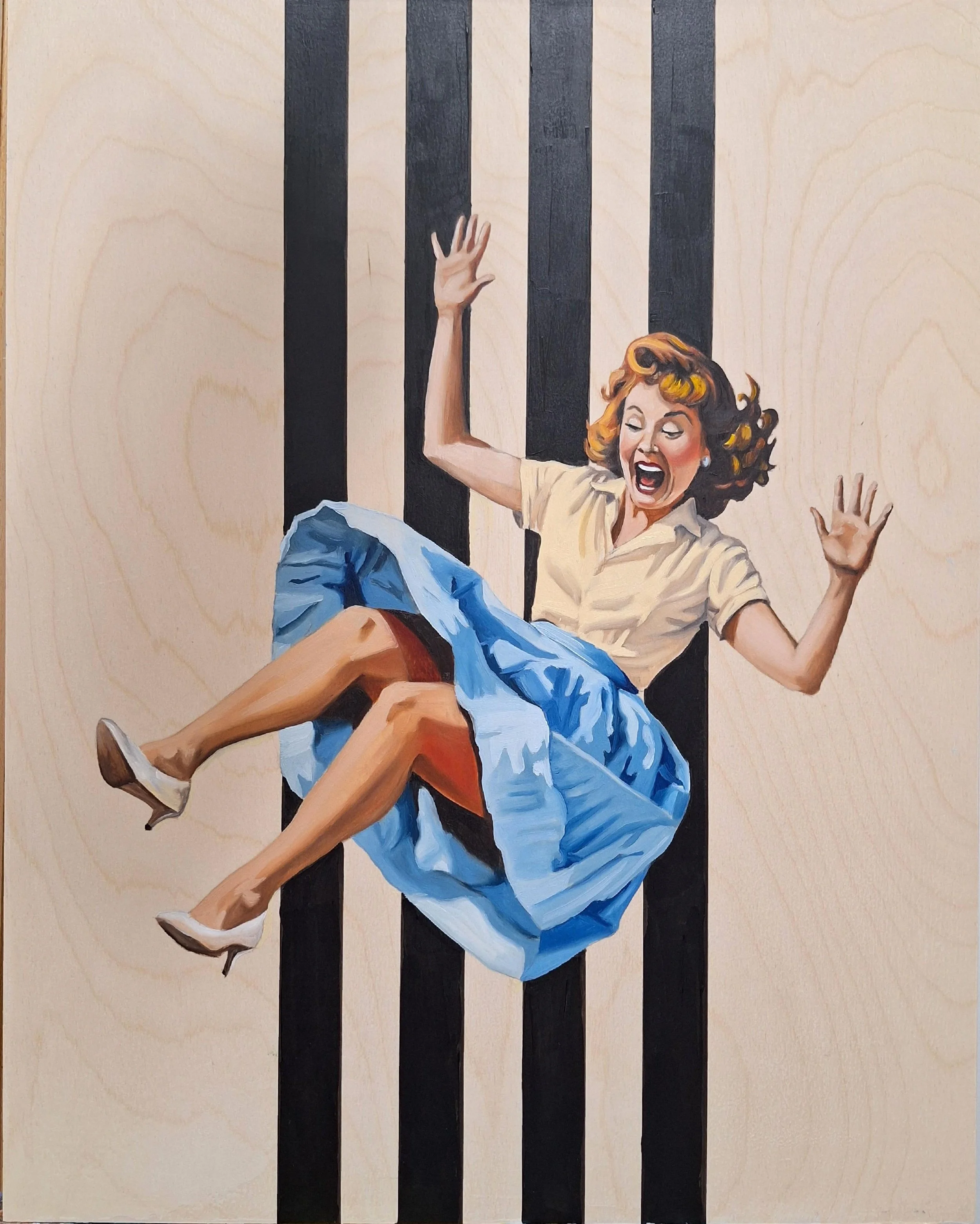 Jules Crowley, painter | Jules Crowley is a painter living in Gananoque. She is drawn to both the human figure and to landscape. Her contemporary figurative paintings explore character, nostalgia, and a sprinkling of humor while her landscape paintin