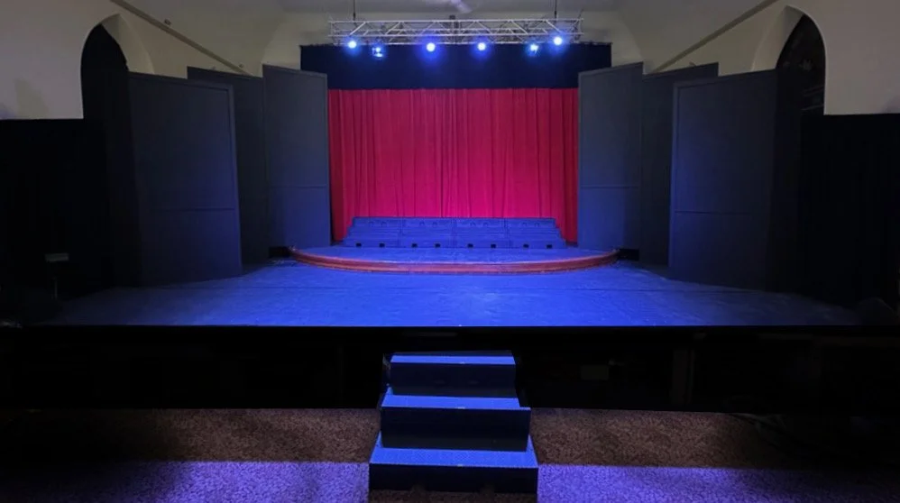 Stage extension made possible by donations