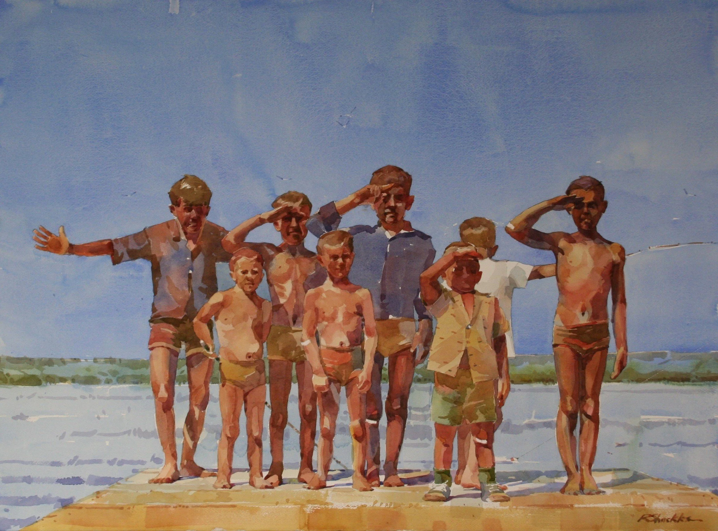 Bob Shackles - Painter  |  
Bob is an elected member of the Canadian Society of Painters in Watercolour and the Society of Canadian Artists, working in oil, watercolour, and charcoal. He has exhibited in over 70 juried shows, earning awards including