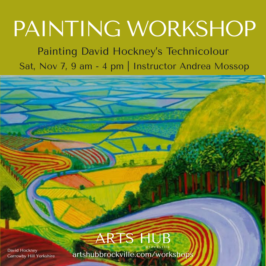 Painting David Hockney's Technicolour with Andrea Mossop
