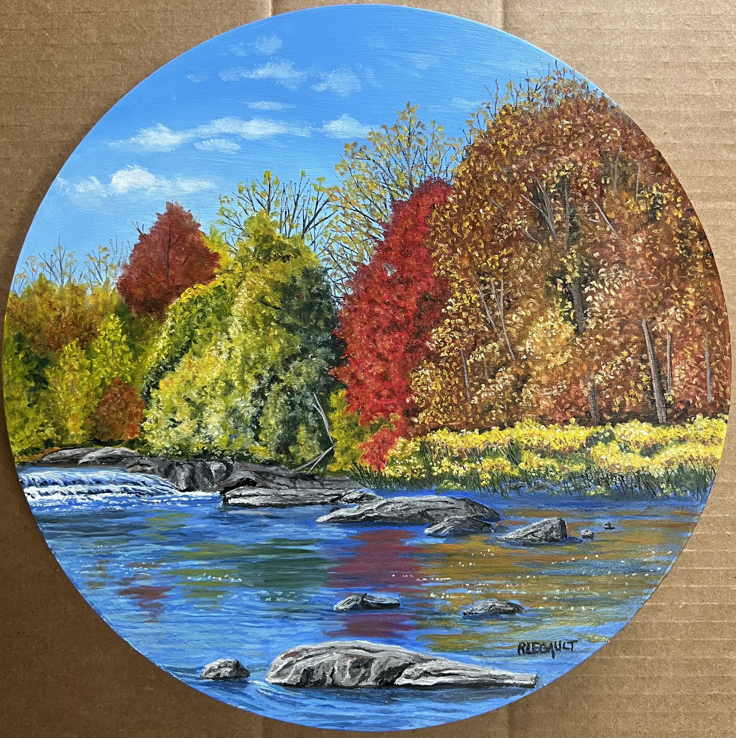 Rachel Legault - Painter | Rachel is a self taught artist that utilizes solely oil paints to craft pieces that evoke a sense of nostalgia in the viewer, transporting them to a cherished location or moment. She endeavors to fashion an immersive experi