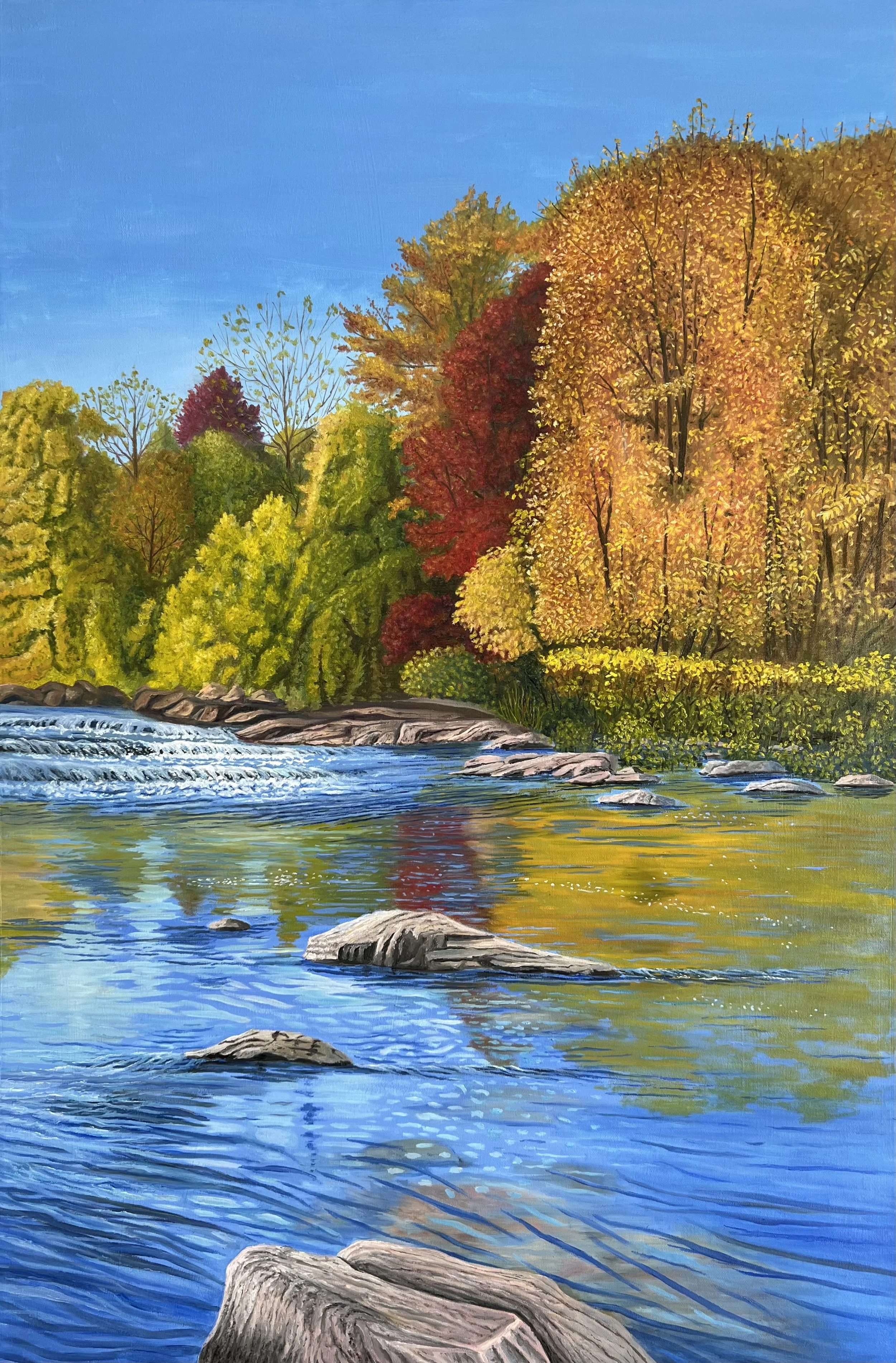 Rachel Legault - Painter | Rachel is a self taught artist that utilizes solely oil paints to craft pieces that evoke a sense of nostalgia in the viewer, transporting them to a cherished location or moment. She endeavors to fashion an immersive experi