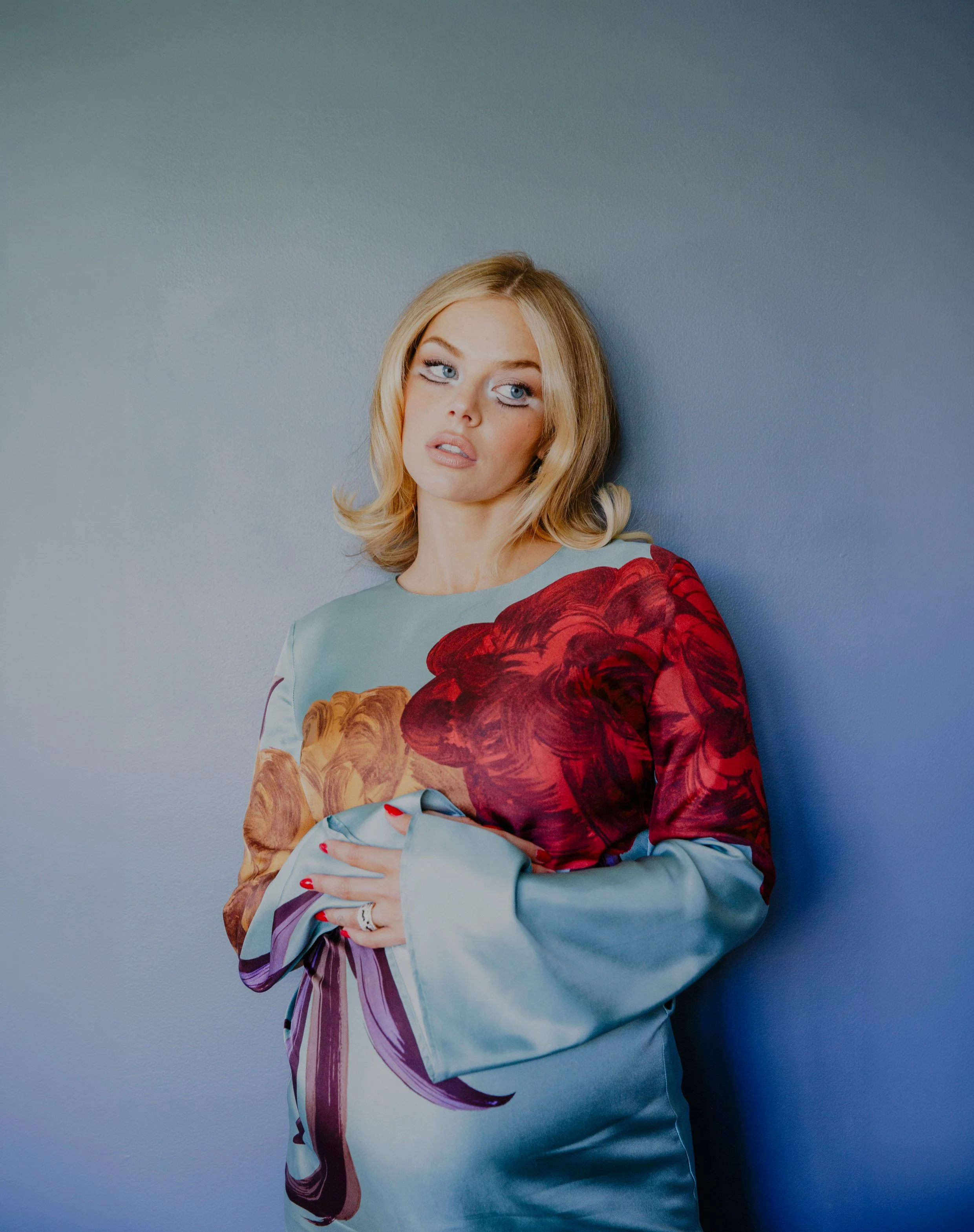 samara weaving ready or not here i come actress acting australia pregnant cover shoot editorial photo morganne boulden polyesterzine polyester zine over your dead body carolina caroline polyesterzine polyester zine
