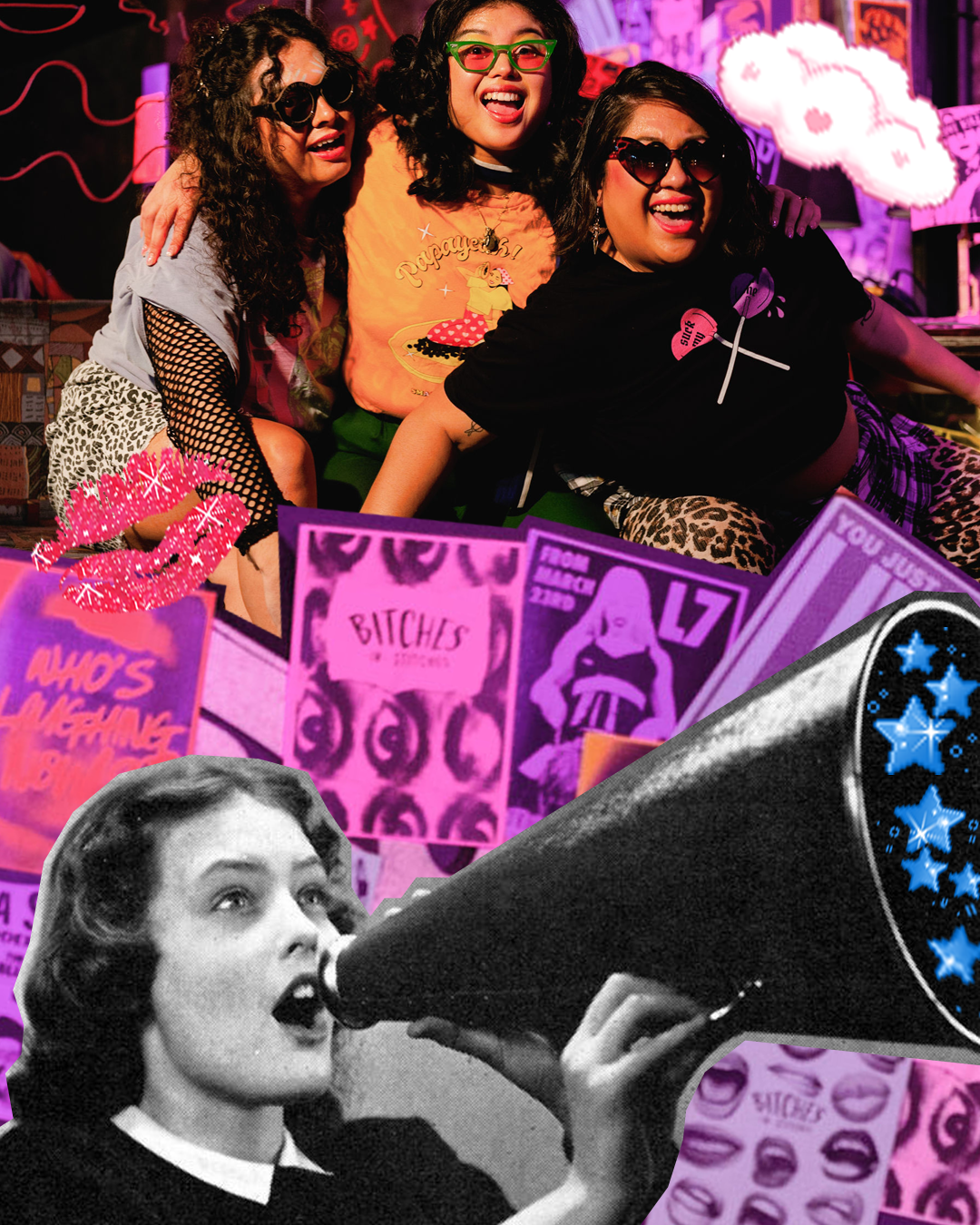 Fran Ayala-Rock writing Bitches in Stitches polyesterzine polyester zine polyester magazine polyestermagazine stand up comedy women comedians feminist comedy laughter comedy recs 2026 femme comedy