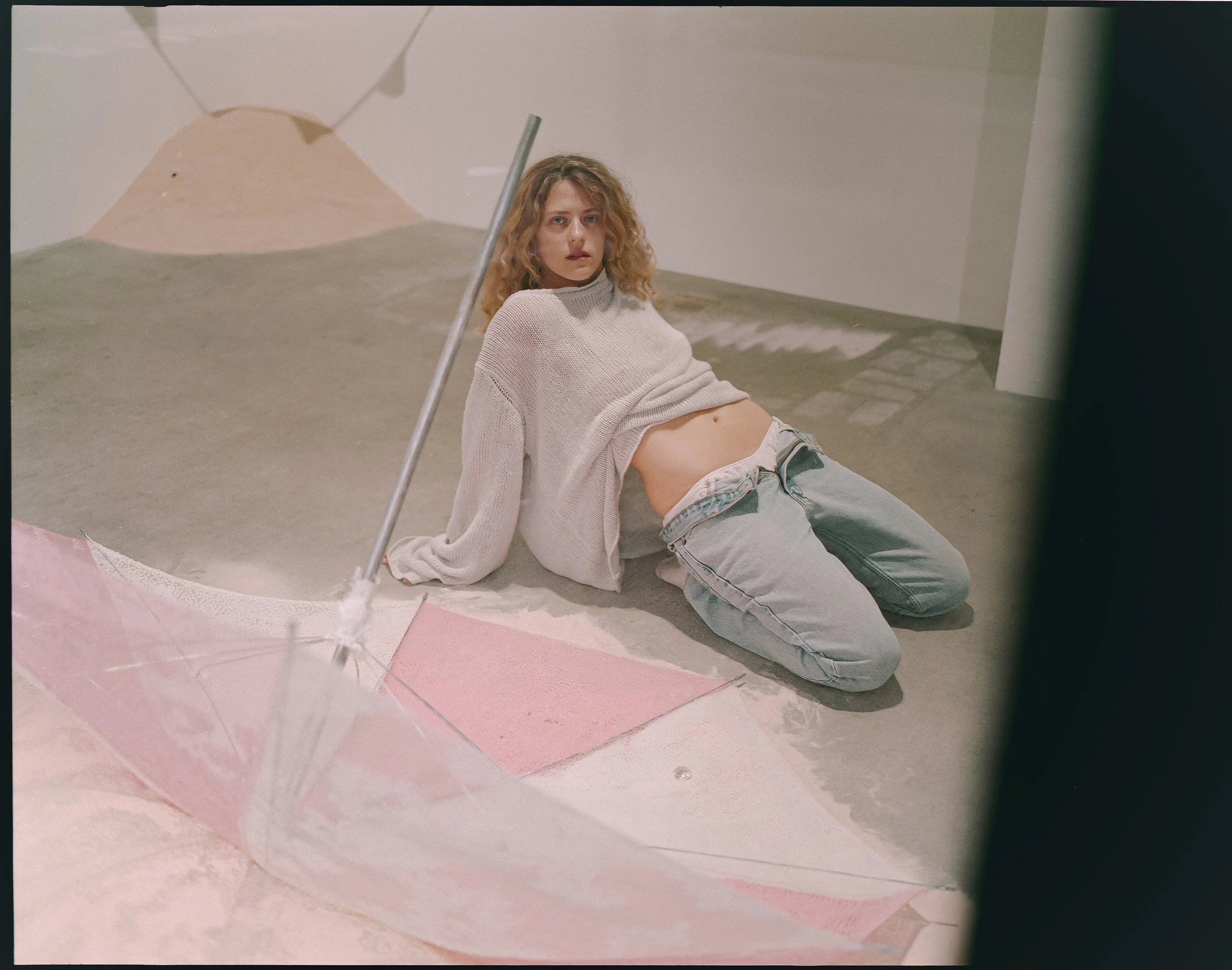 polyesterzine polyester zine magazine feminist art interview sculptor sculpting veronika shulman camille delaune navelgazer new york city arm my pet ram nyc eagle rock la artist