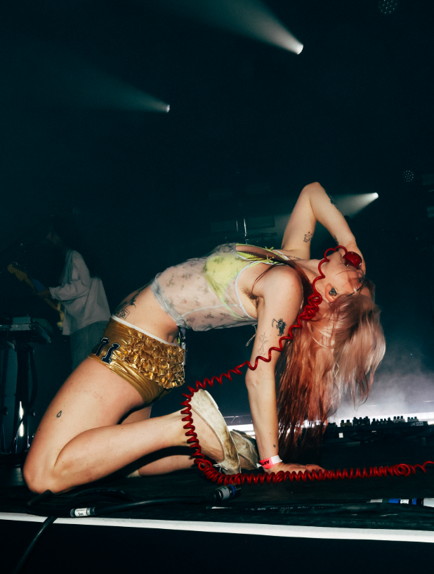 Come With Us to See Wet Leg in Berlin at a Pink, Cloud-Filled Warehouse…