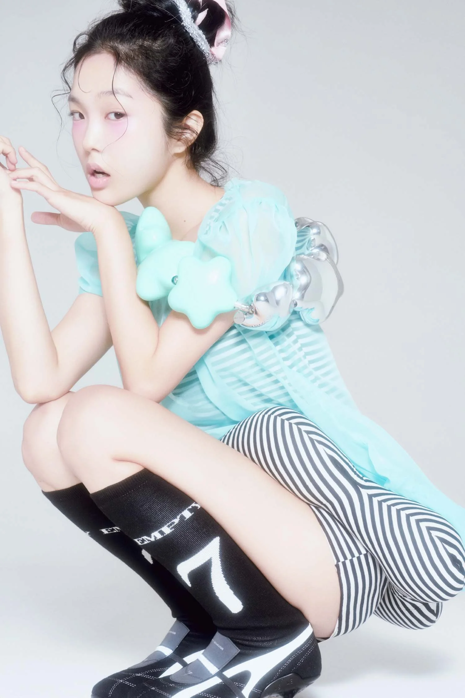 Emily Eanae Cha Polyester Zine Editorial Photos Fairycore Flower Star Fashion Fairycore Fantasy