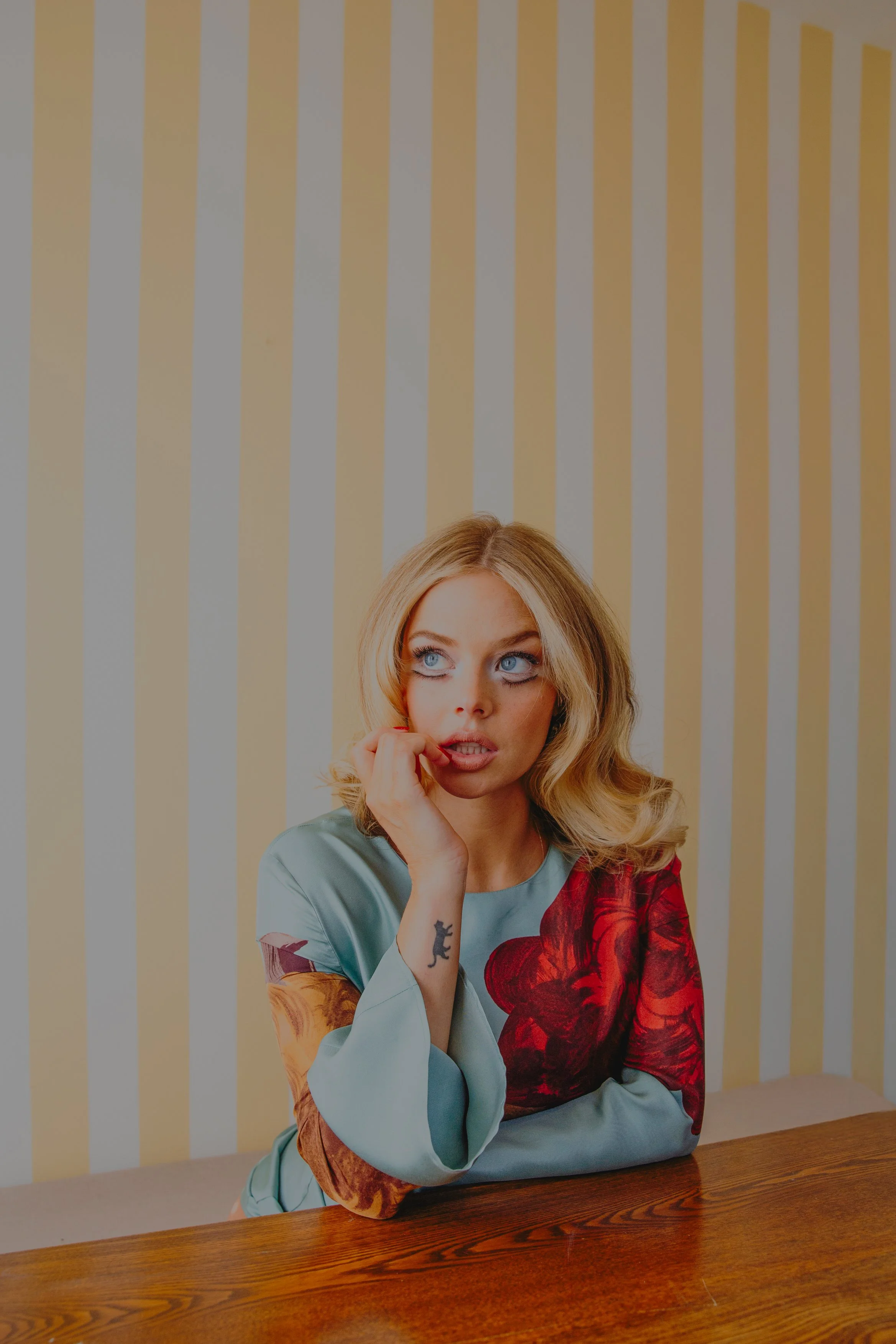 samara weaving ready or not here i come actress acting australia pregnant cover shoot editorial photo morganne boulden polyesterzine polyester zine over your dead body carolina caroline polyesterzine polyester zine