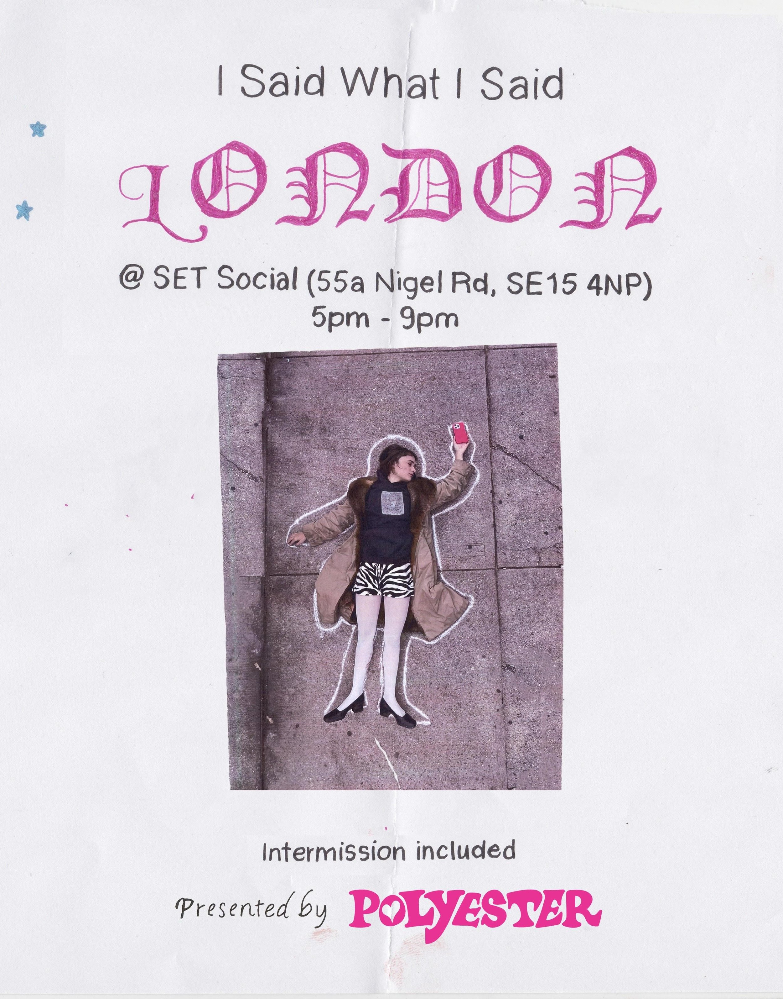 I Said What I Said - Mackenzie Thomas Brings Her One Woman Show to London