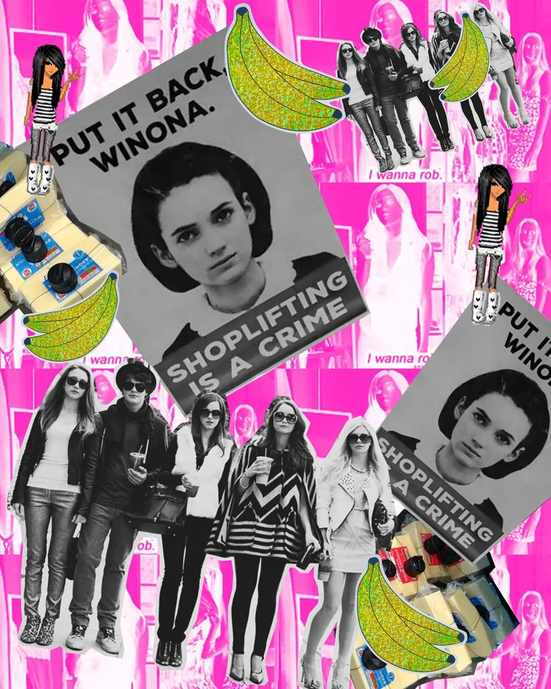 polyester polyester zine zine Winona Ryder The Bling Ring