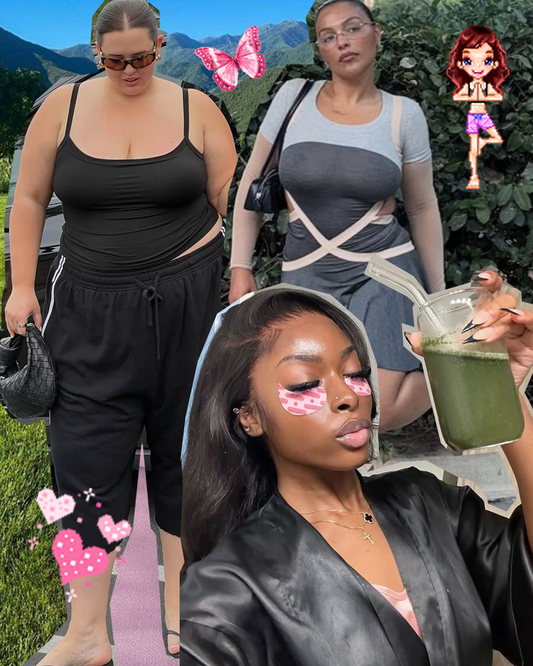 polyesterzine polyester zine polyester magazine lululemon gymshark athleisure wear capris gym set conscious fashion ethically made clothes outfit insp gym wear spandex cotton fashioninspo