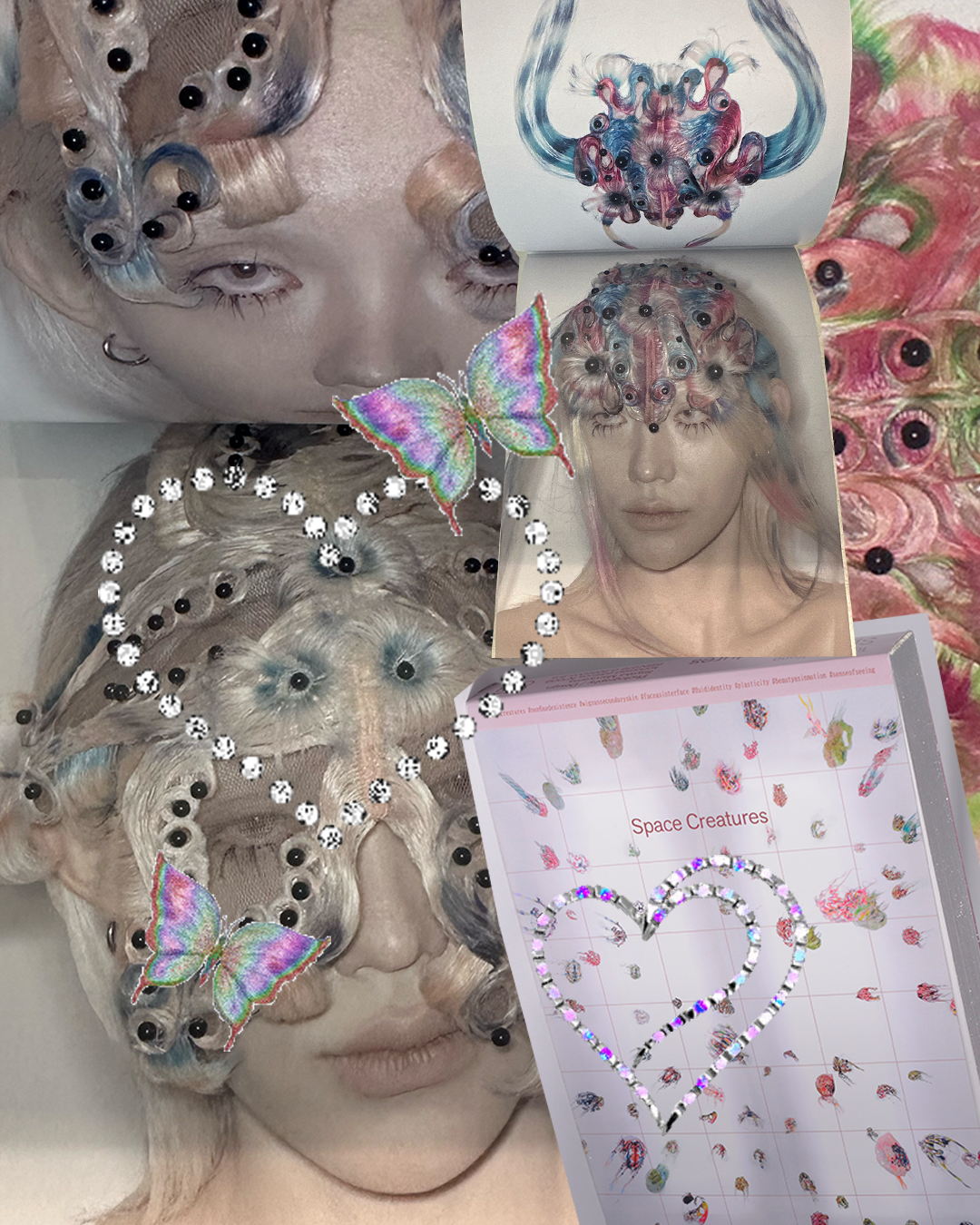 nadia trudel writing writer polyesterzine polyester zine polyester magazine deepfake wigs surveillance state anti surveillance rupaul Sayaka Maruyama  Tomihiro Kono space creatures