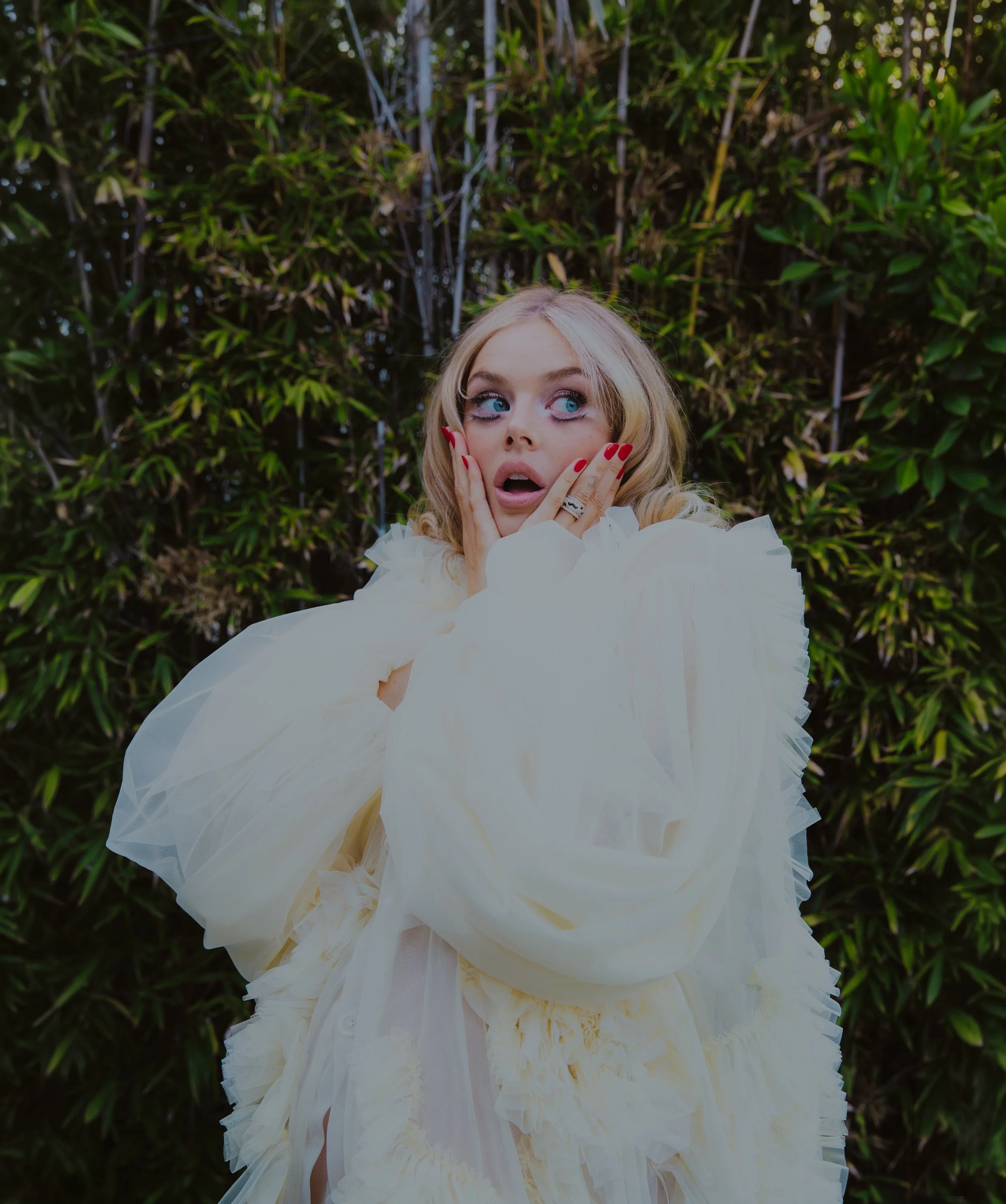 samara weaving ready or not here i come actress acting australia pregnant cover shoot editorial photo morganne boulden polyesterzine polyester zine over your dead body carolina caroline polyesterzine polyester zine