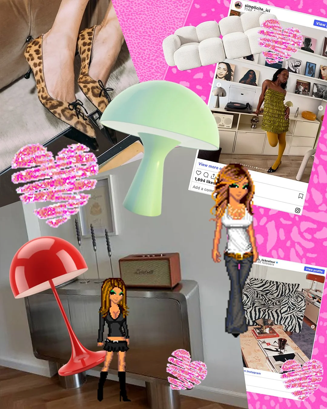 polyester, polyesterzine, zine, magazine interiors it girl decor