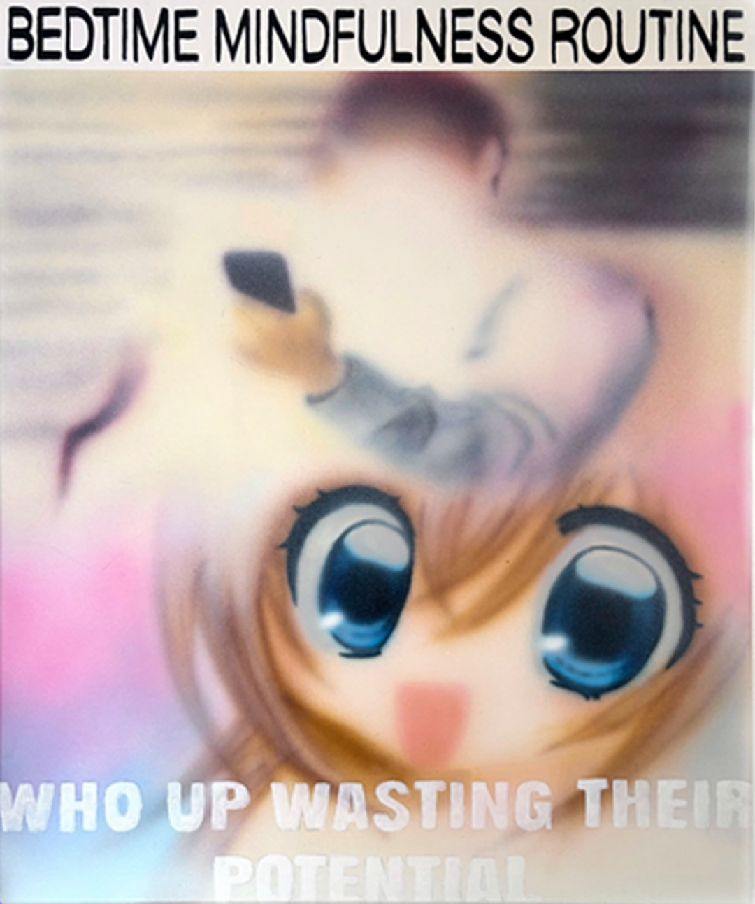 meme art trisha paytas sophjcksn georgianelson aloversburden fine art painting polyesterzine polyester zine