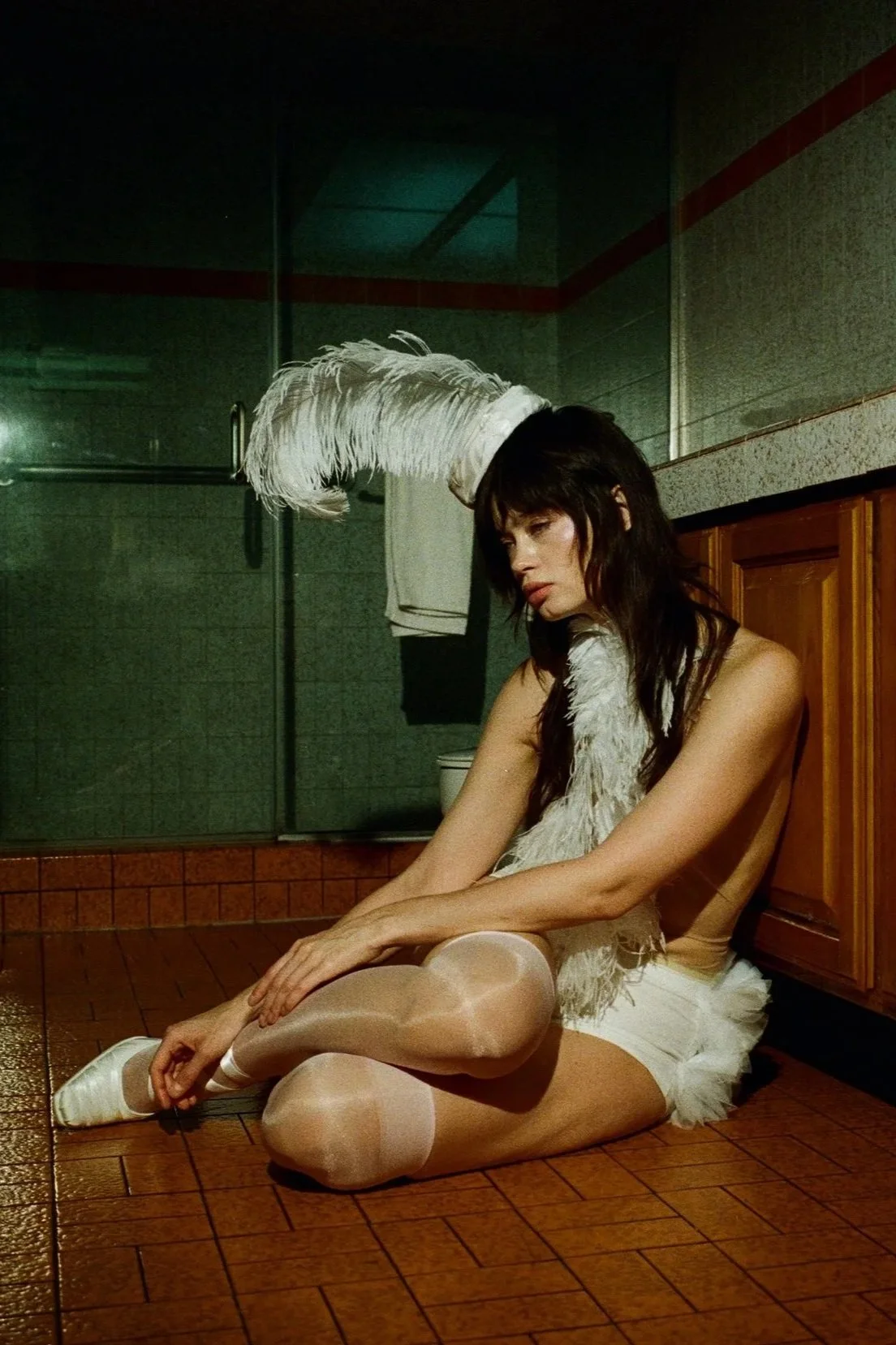polyesterzine polyestermagazine zine polyester magazine editorial beauty photoshoot fashion angel wings angelic fashion photography hannah fard photos