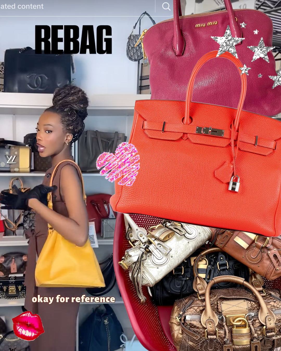 Cassidy Sollazzo writing words essay tiktok shop tik tok shop livestream redbag designer bags luxury resale luxury purse handbags shopping vintage polyesterzine polyestermagazine zine magazine kim kardashian skims