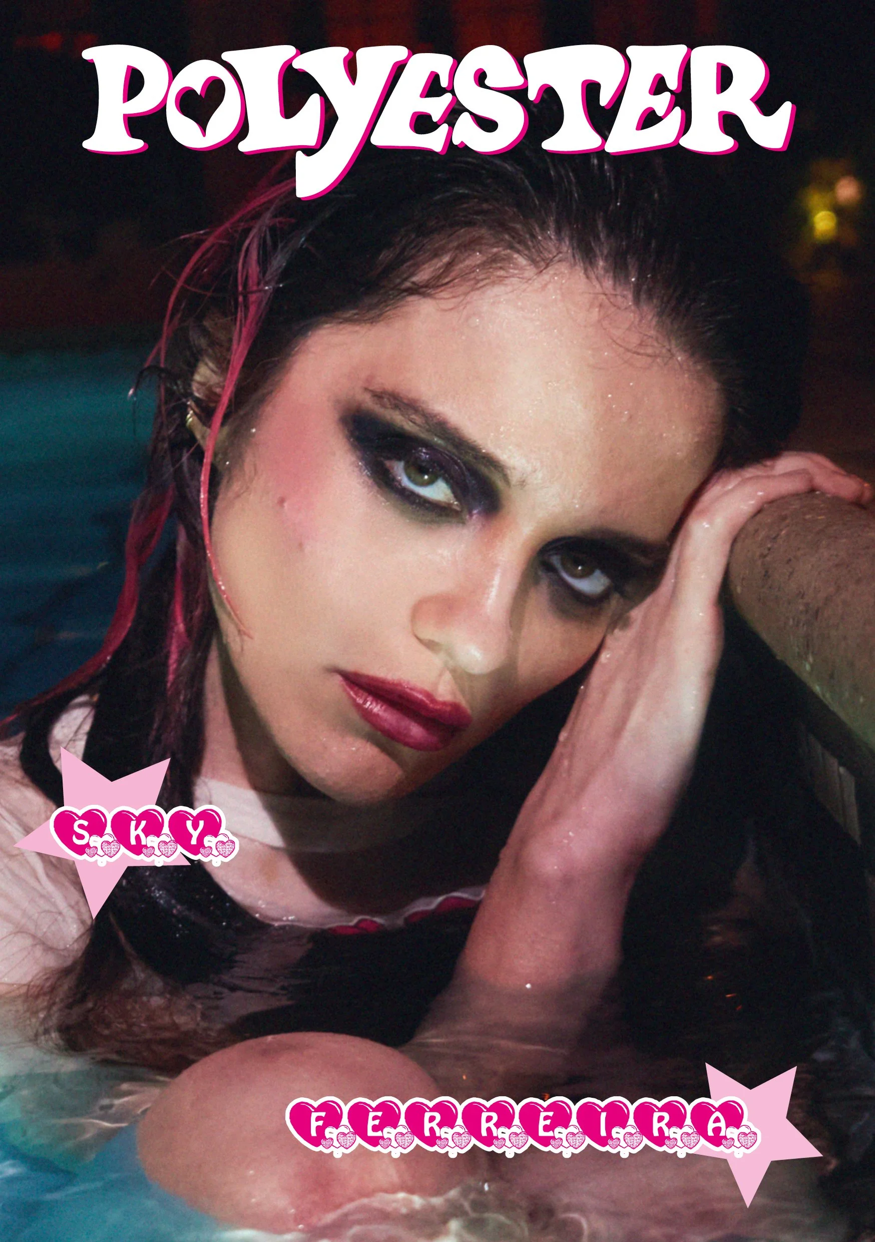 Sky Ferreira Polyester zine cover December 2025 anthology polyesterzine john early