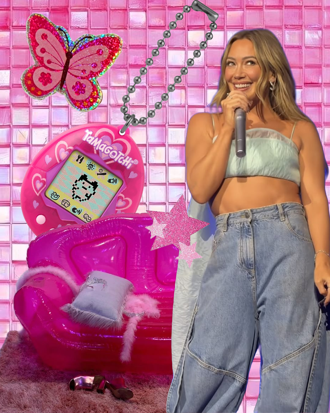 hillary duff hilary duff millennialcore millennial millennialcringe cringe 2000s disney icarly o2 arena polyesterzine polyestermagazine polyester zine magazine louisa davies