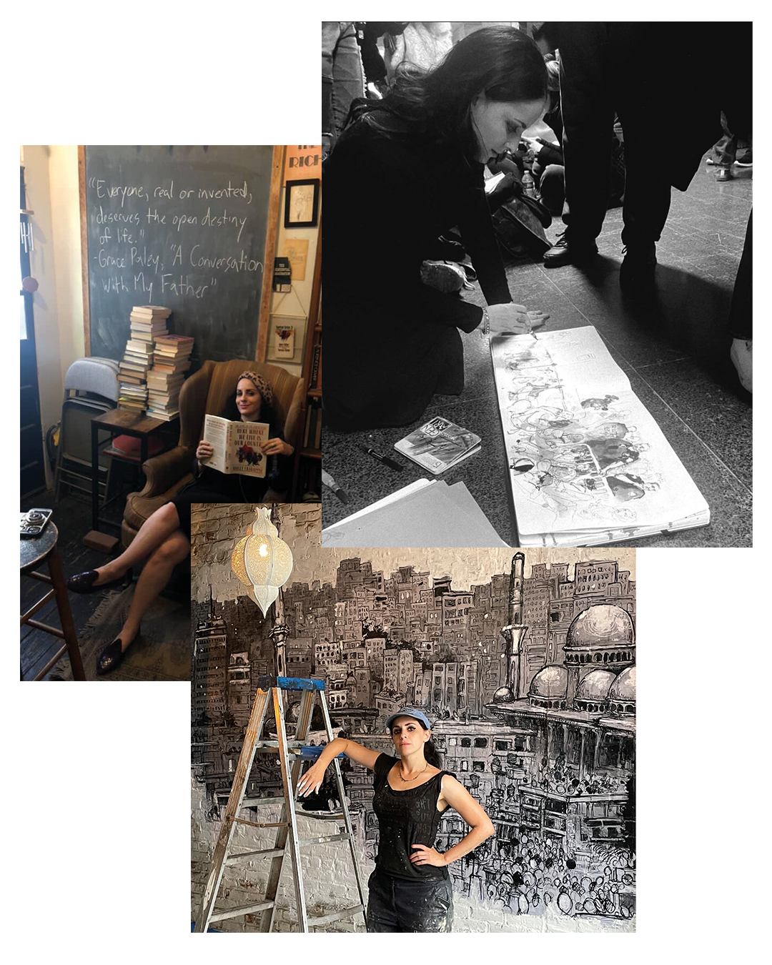 molly crabapple writer actor artist drawing guide polyesterzine polyester zine
