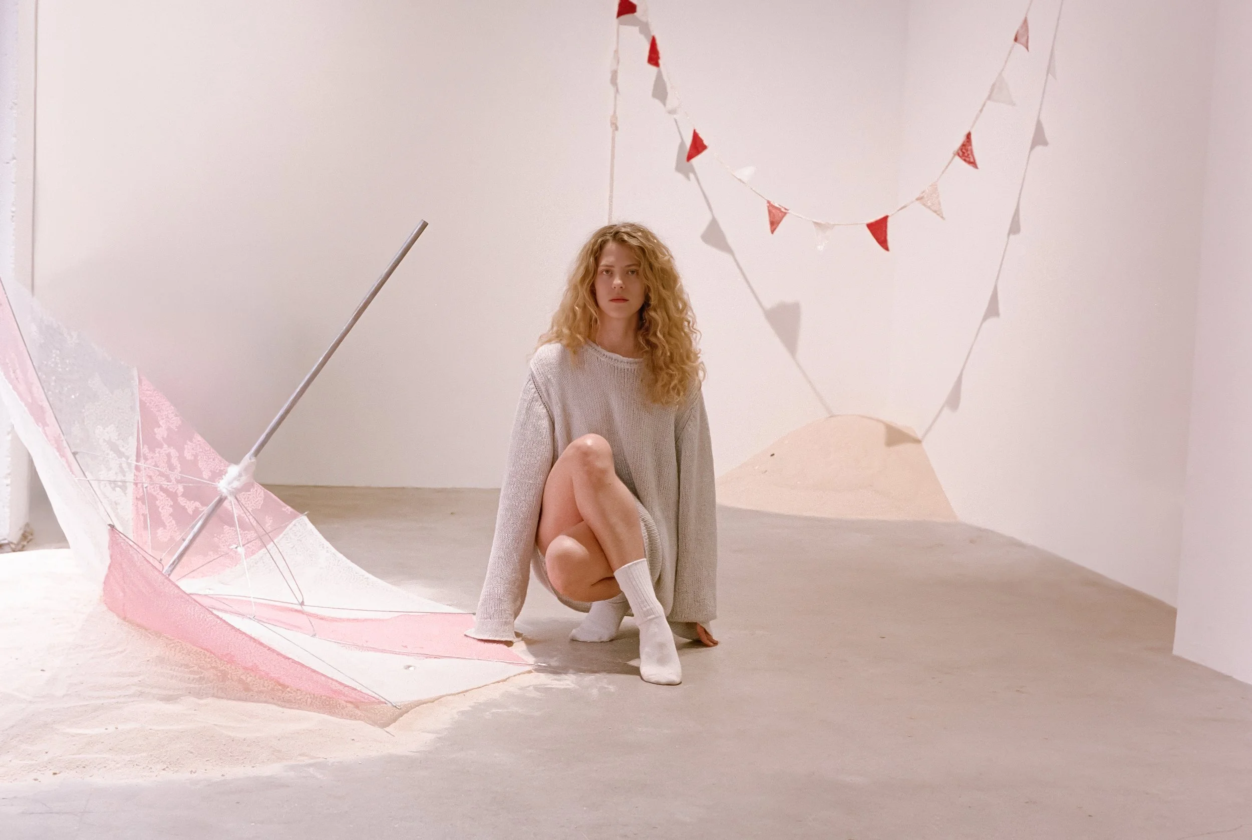 polyesterzine polyester zine magazine feminist art interview sculptor sculpting veronika shulman camille delaune navelgazer new york city arm my pet ram nyc eagle rock la artist