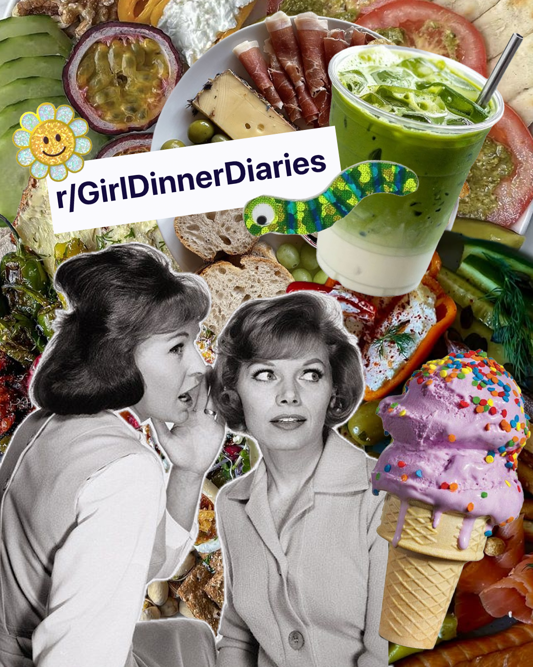 r/girldinnerdiaries girl dinner diaries reddit gossip picky bits food essay substack hatti rex writing polyester zine magazine polyestermagazine polyesterzine