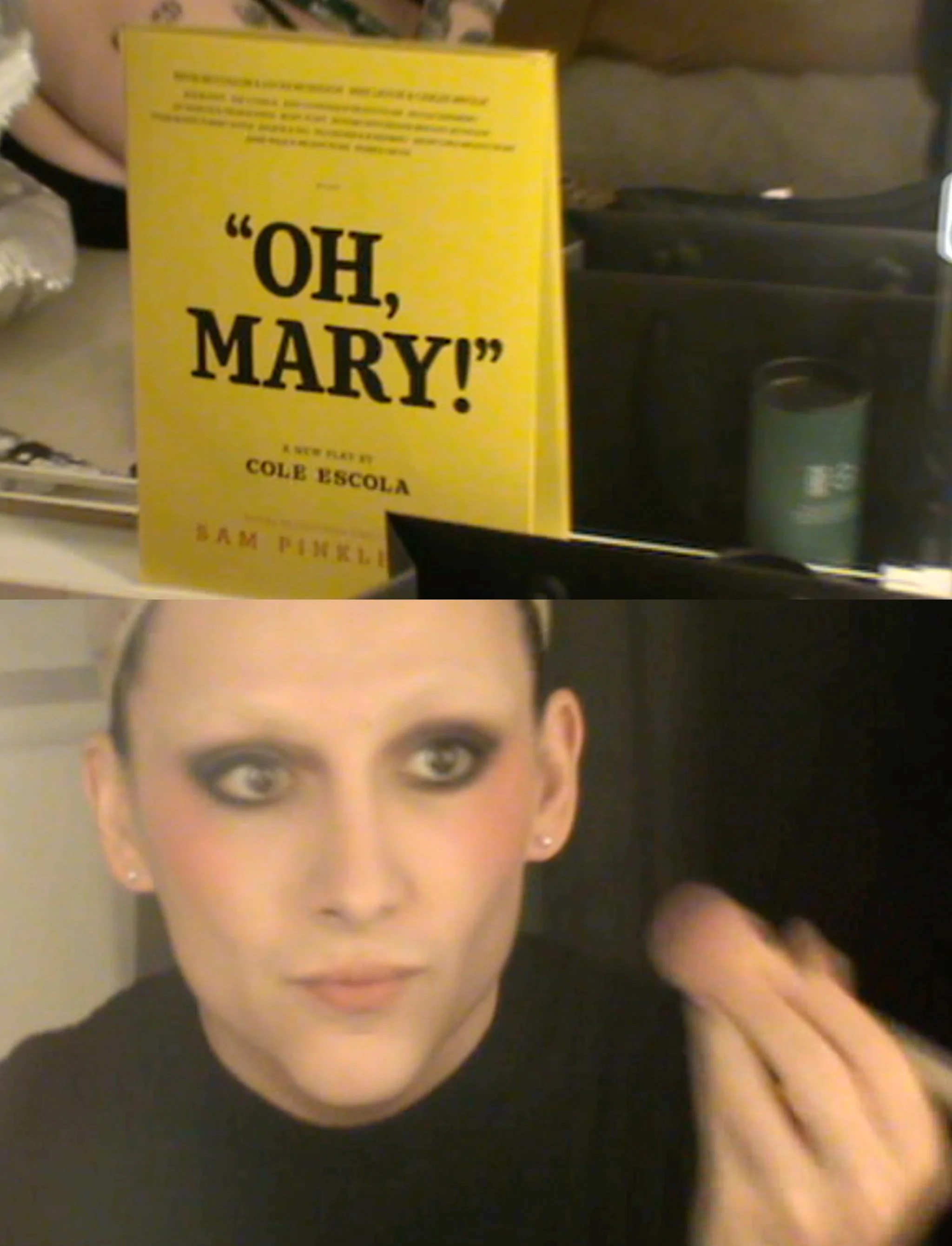 oh mary west end broadway cole escola cole escola mary lincoln todd Abraham Lincoln theatre bts behind the scenes Mason Alexander Park