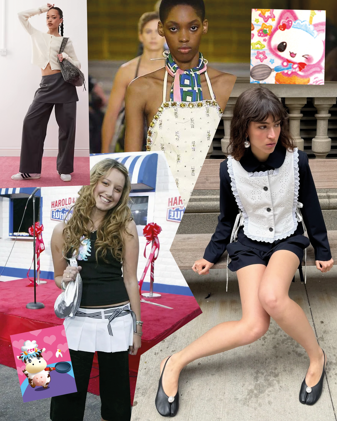 miu miu apron trousers skirt fashion trend style sandy liang feminism polyesterzine polyester zine