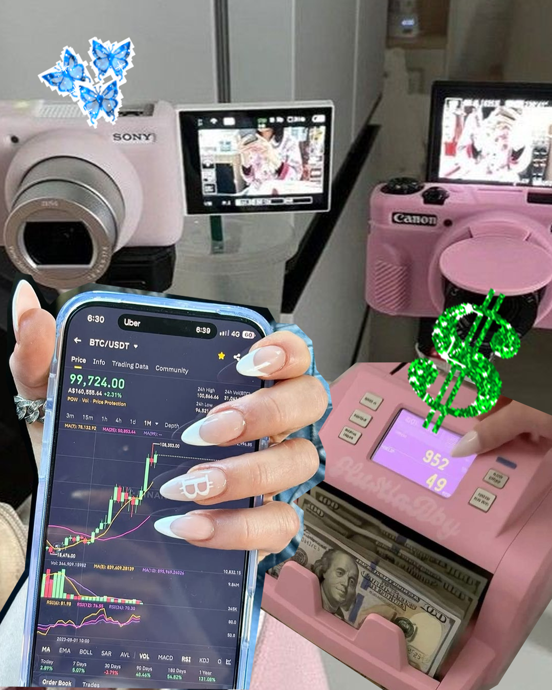 girlboss feminism nasty gal finances women in finance Nasrin Warsame polyesterzine polyester magazine zine essay influencer culture women in finance