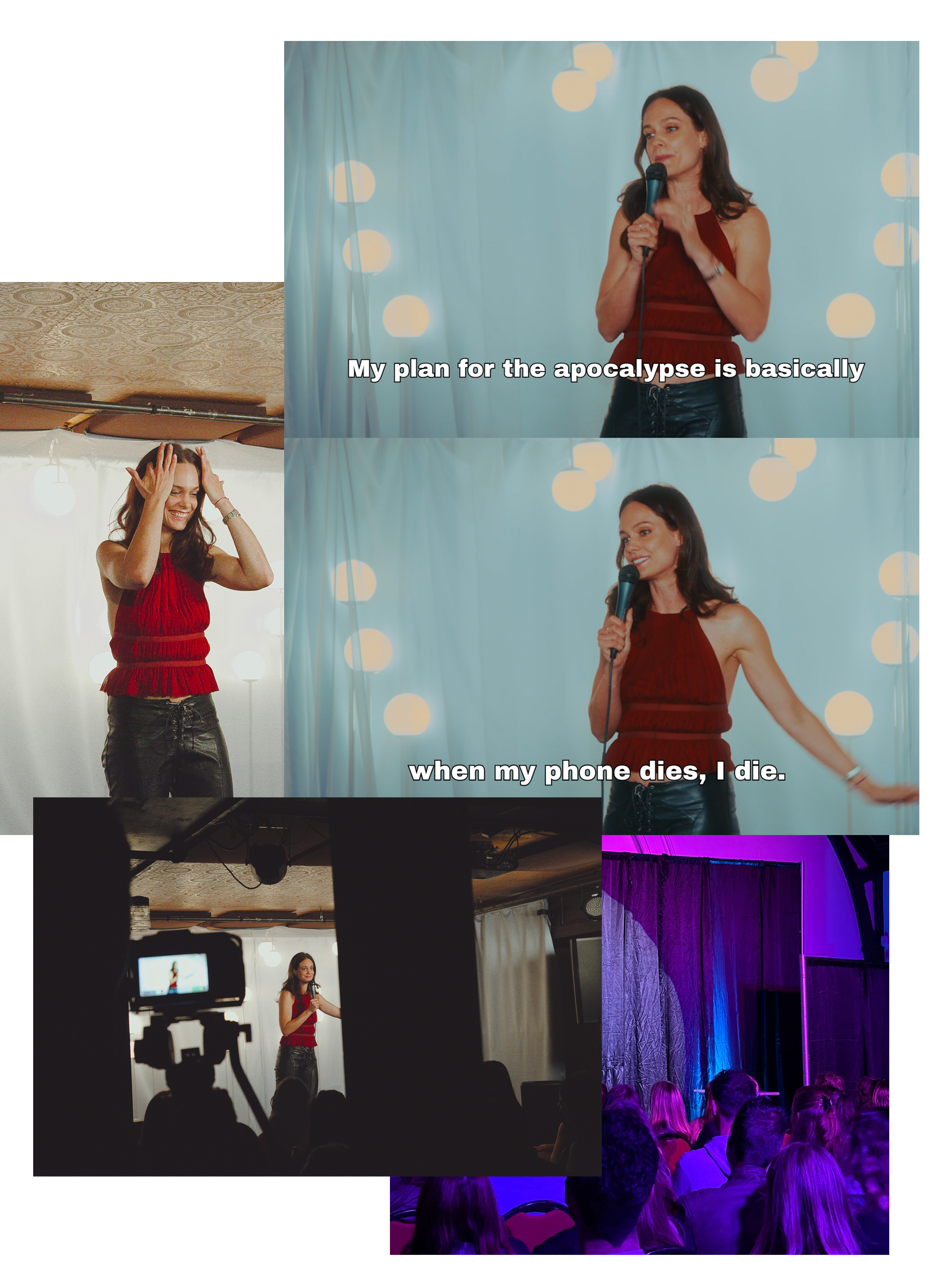 polyesterzine polyester zine claire parker ashley hamilton celebrity memoir book club good noticings claire parker's 32 stand up comedy special diy