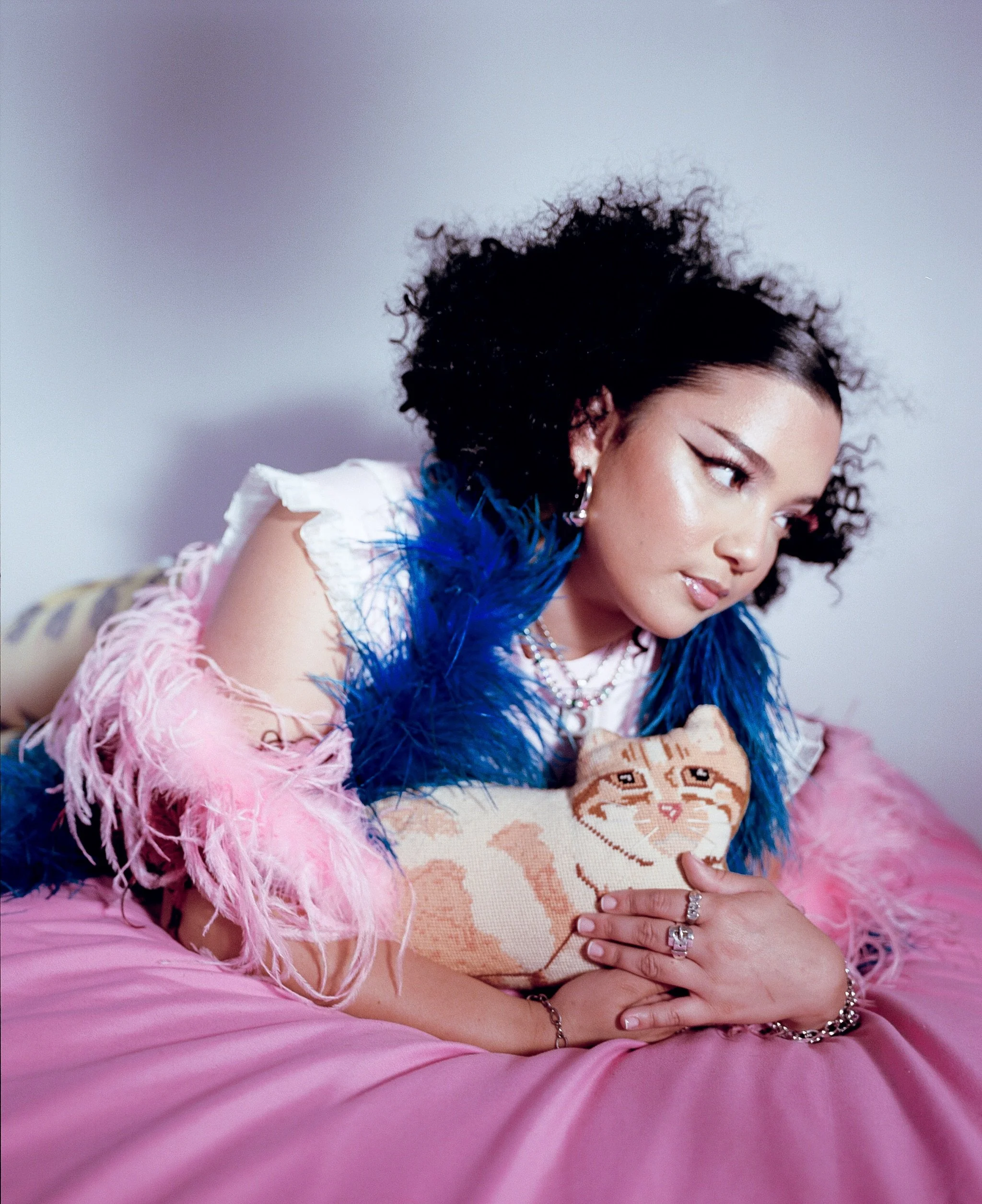 Michelladonna Polyester 2025 interview shopcats shop cats bodega cat tiktok video series comedy comedian new york immigrant interview profile