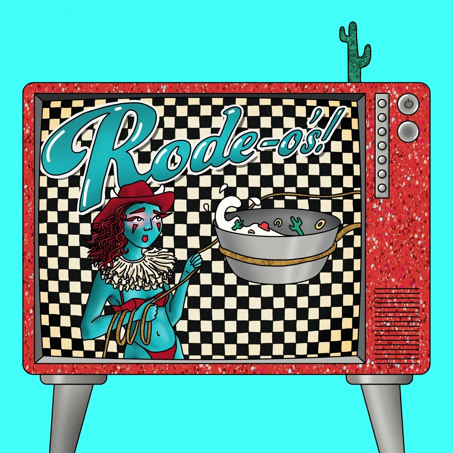 TV Dinners Illustrations Giving a a Tongue in Cheek Take on Food