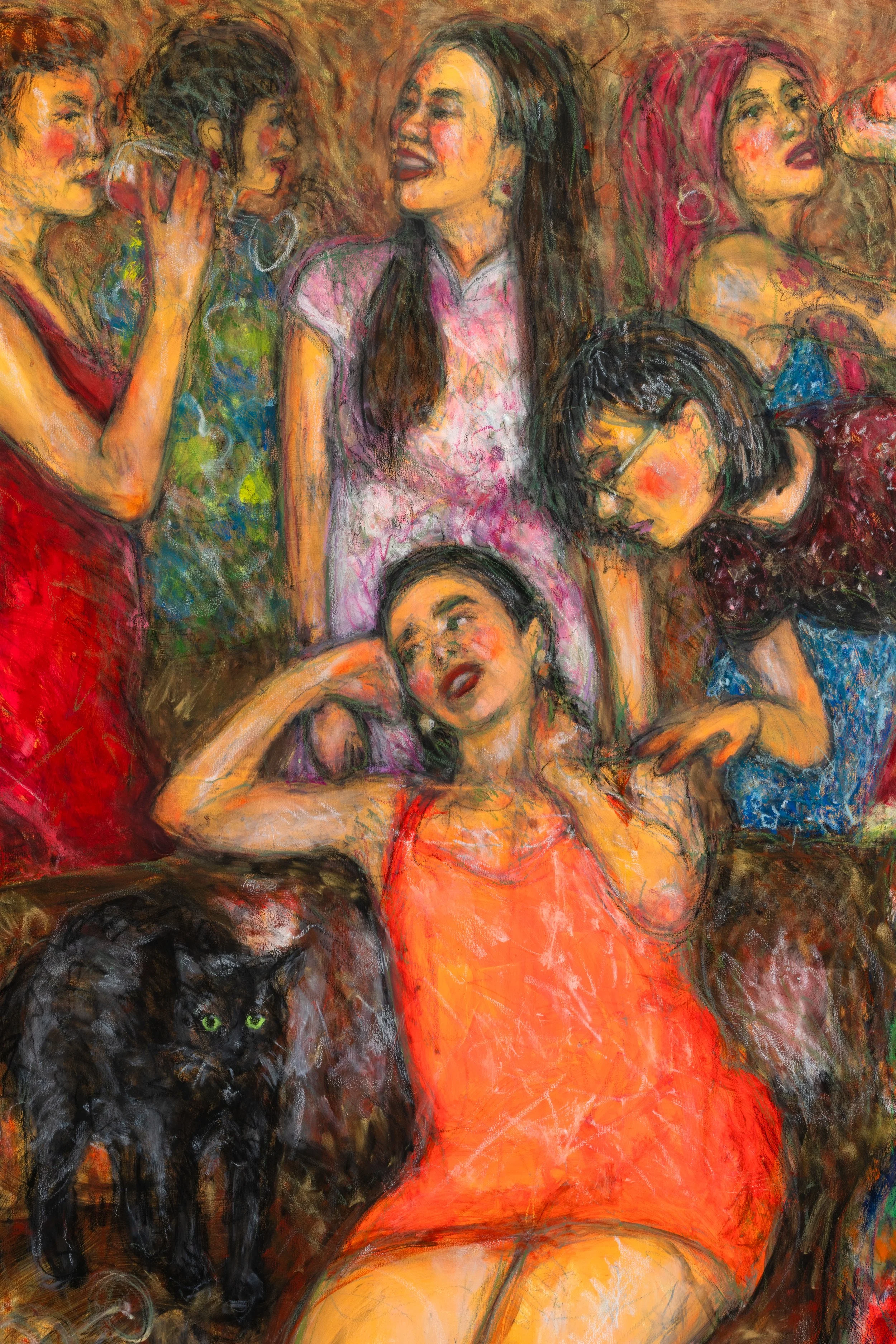 caroline wong girls who devour artist art feminism girlhood women eating polyesterzine polyester zine magazine saatchi
