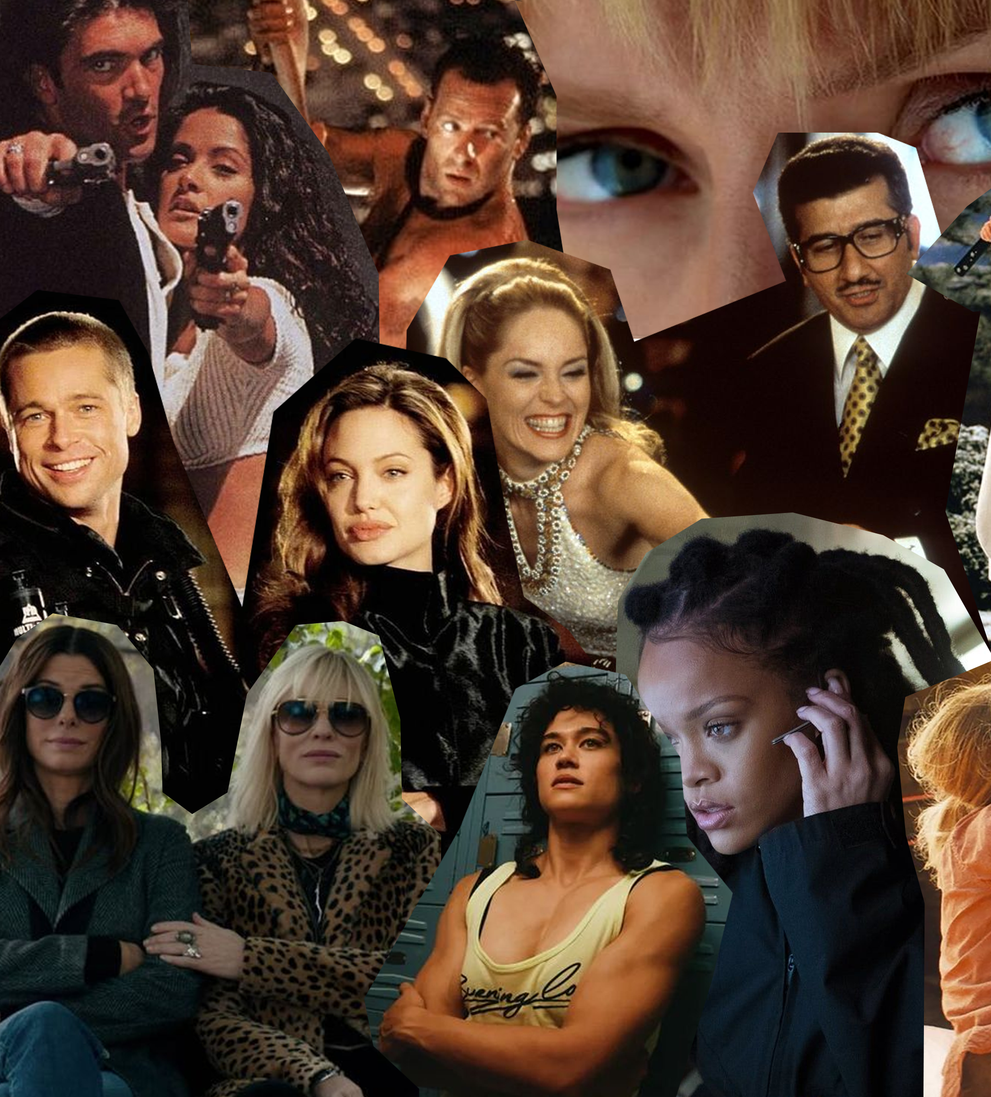 action films ntb mr and mrs smith die hard  love lies bleeding brad pitt uma thurman kill bill rihanna