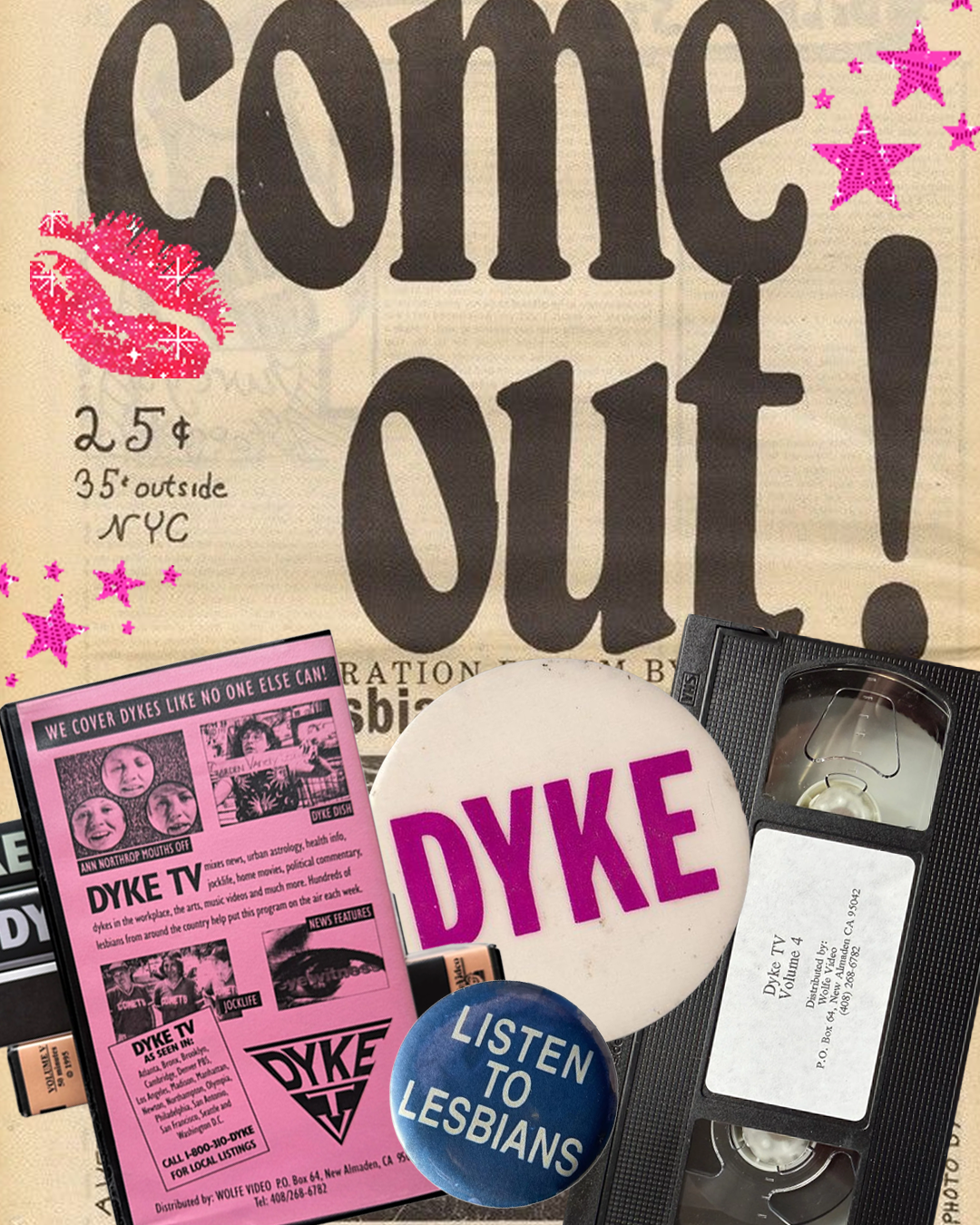 dyke tv dyketv lesbian media queer representation Sophie Howe writer words essay queer writing lesbianism the lesbian avengers bay area LGBT history polyesterzine polyester zine polyestermagazine magazine feminist feminism