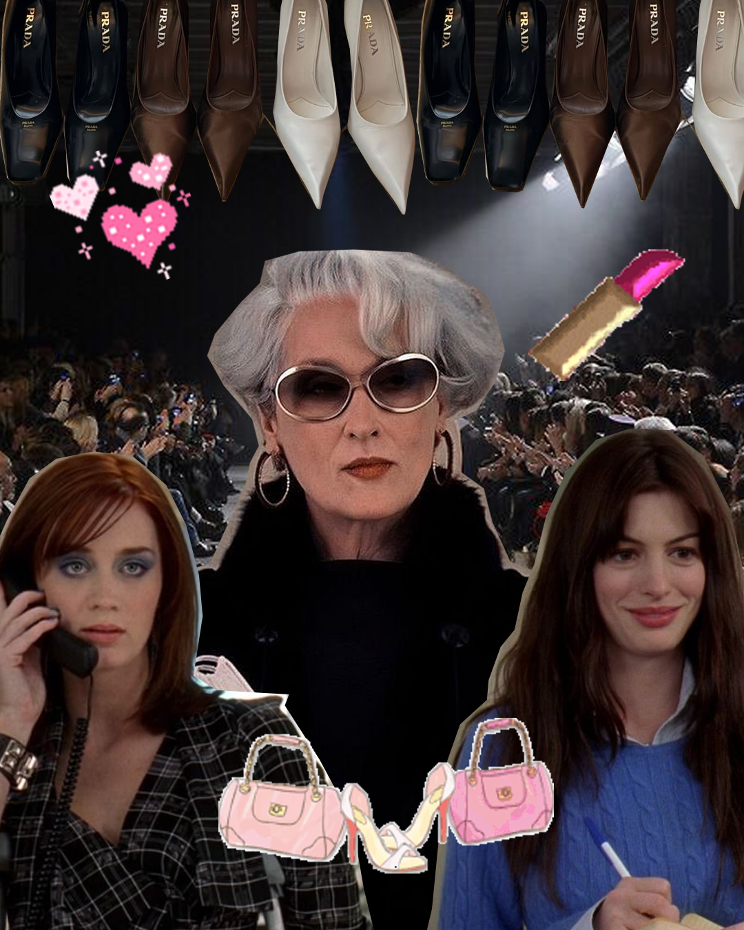 Phoebe Phelps polyeser zine polyester magazine polyesterzine the devil wears prada Anne Hathaway emily blunt fashion runway magazine anna wintour devil wears prada 2 legally blonde speech my cousin vinny anti capitalism