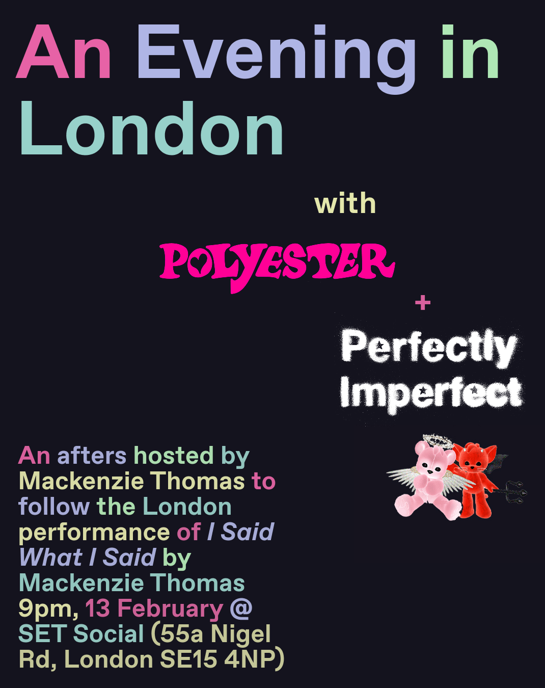 Polyester x Perfectly Imperfect - I Said What I said Afterparty