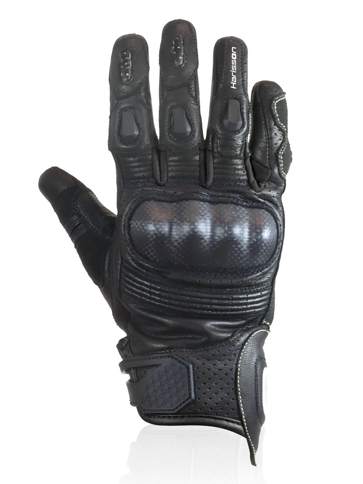 Gants cuir été ventilé Harisson MISANO type sport et racing