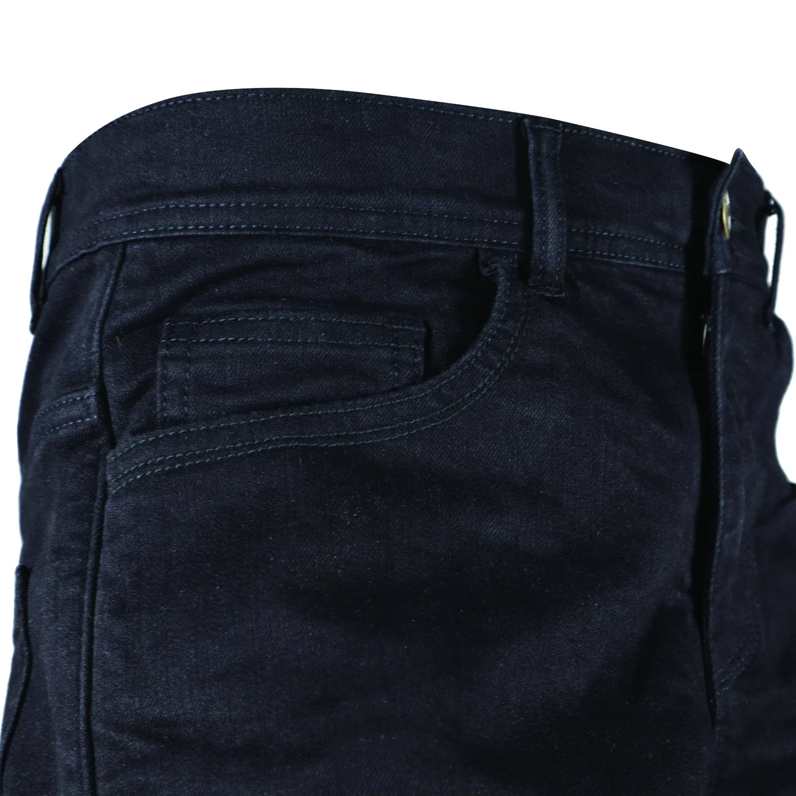 poche gousset du Jeans moto homme noir skinny Harisson WAYNE