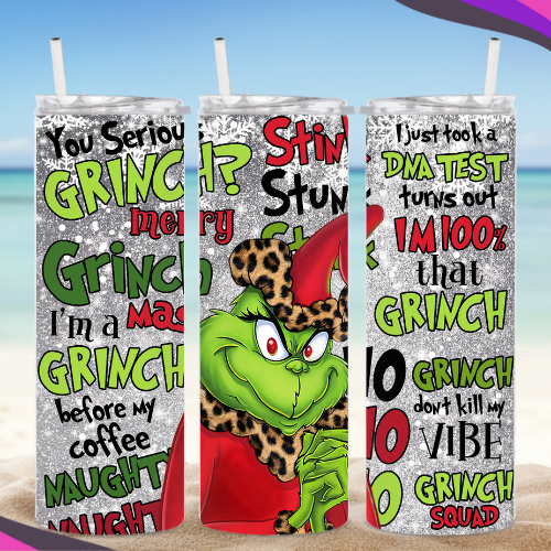 25 oz. Green The Grinch tumbler