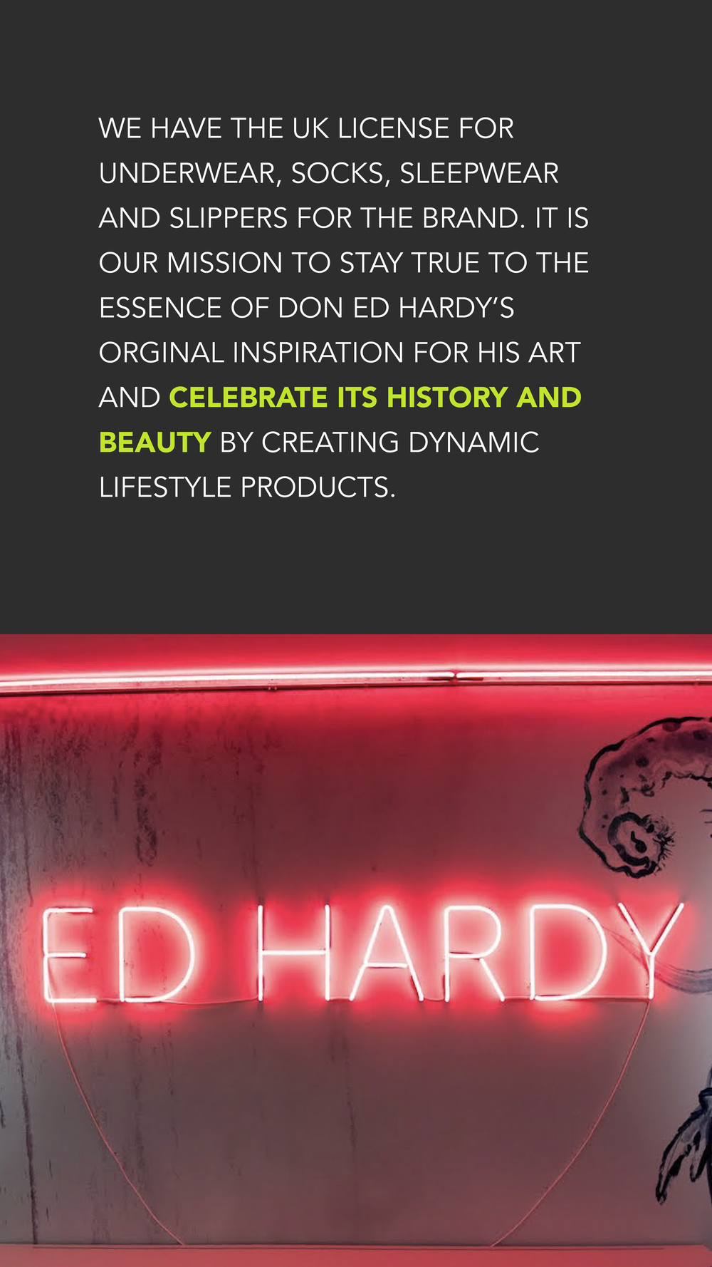Ed Hardy Brand Profile — Apparel Brands Ltd