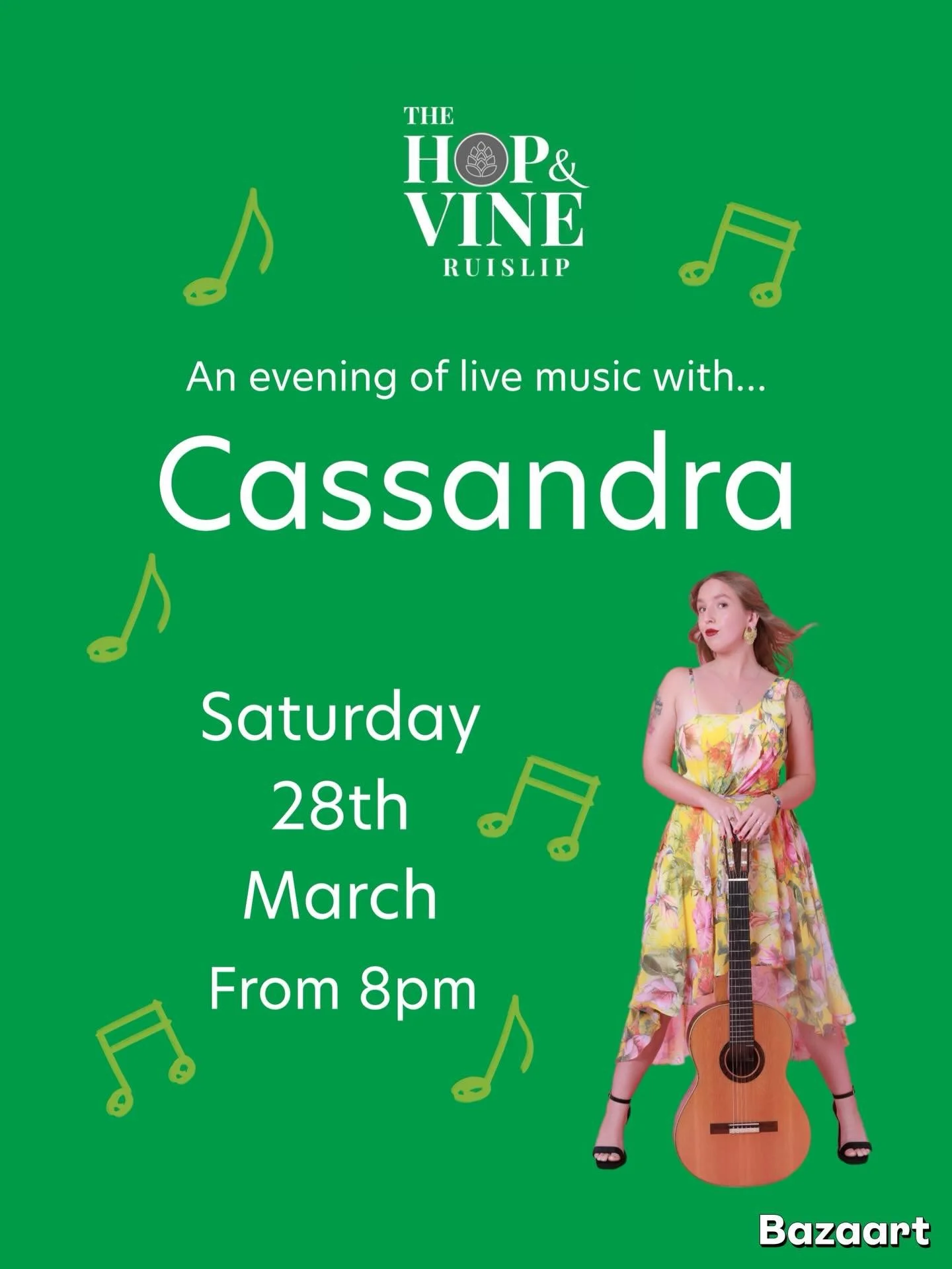 We&rsquo;re super excited to have Cassandra back at the end of the month to play some fabulous music. Please join us for some banging tunes and cracking bevs 🤩
