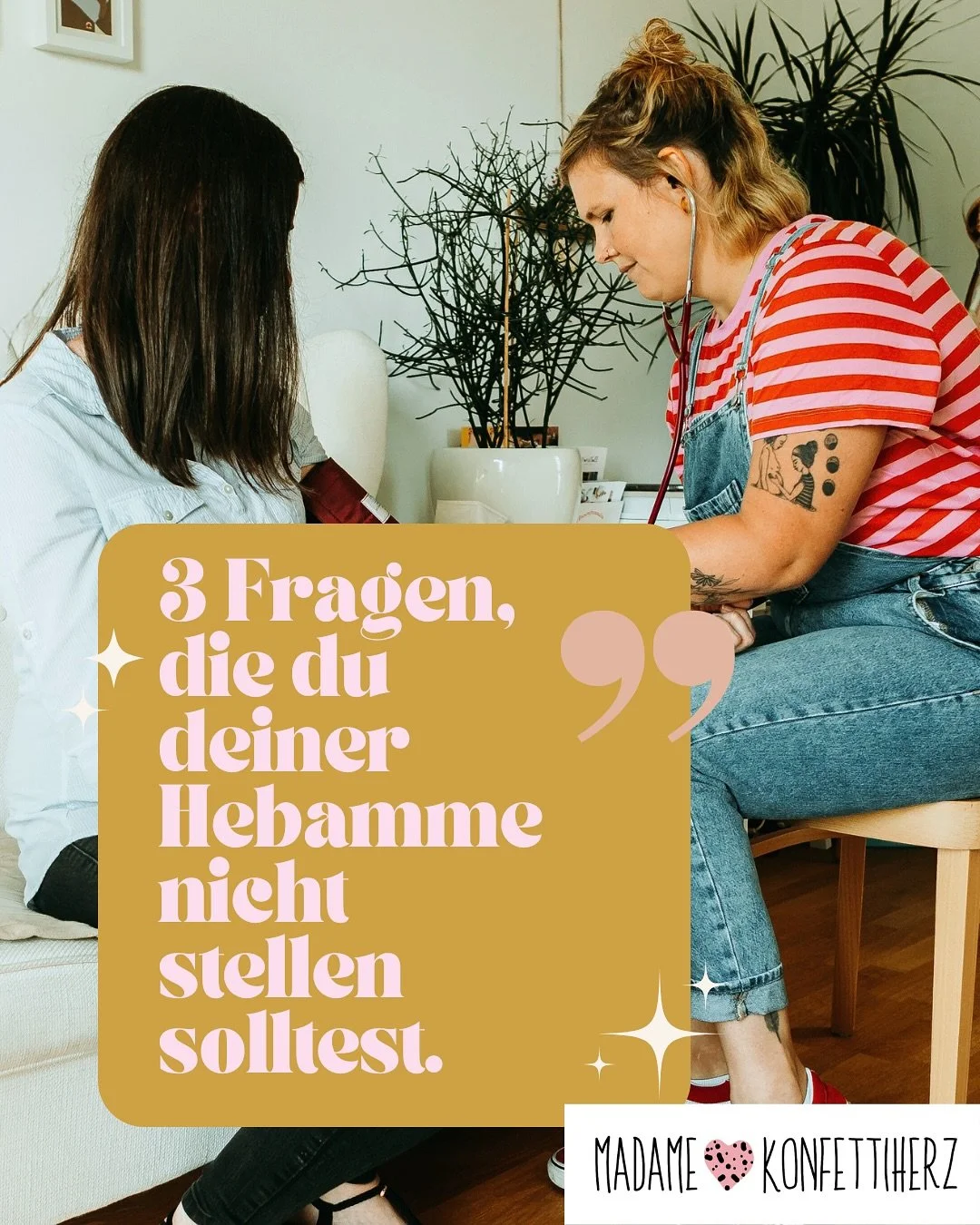 3 Dinge&hellip;eine neue Serie 🙌🎈🩷

Wir Hebammen haben einen herausfordernden und abwechslungsreichen Job. Um euch ein paar Einblicke aus unserer Perspektive zu gew&auml;hren, gibt es diese neue Beitragsserie. Wir starten heute mit 3 Fragen, die w