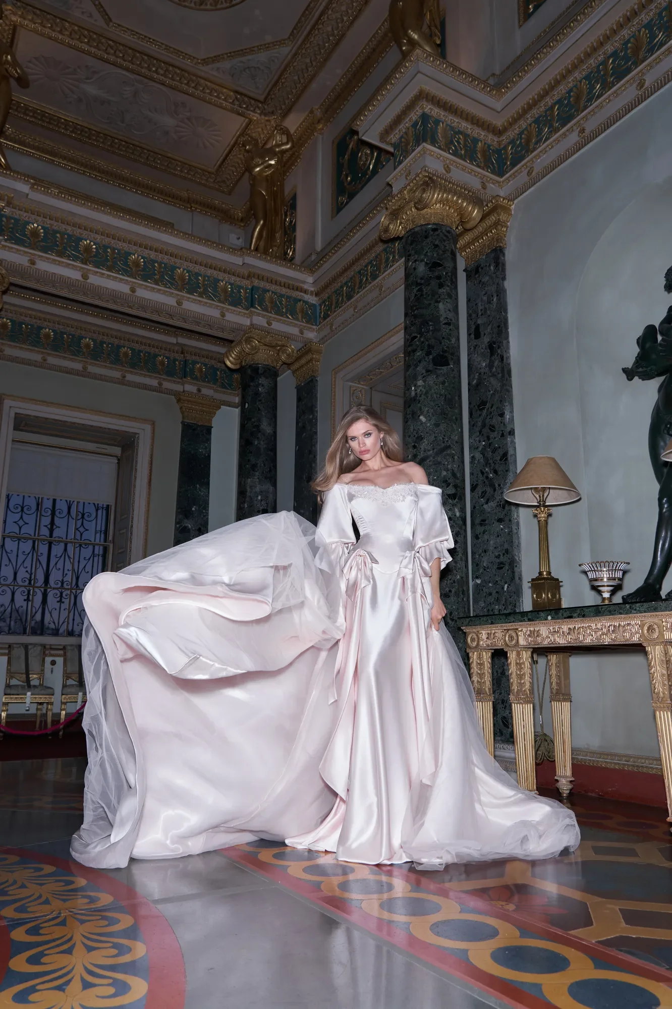 Galia Lahav SS2027 Blush Wedding Dress Wuthering Heights