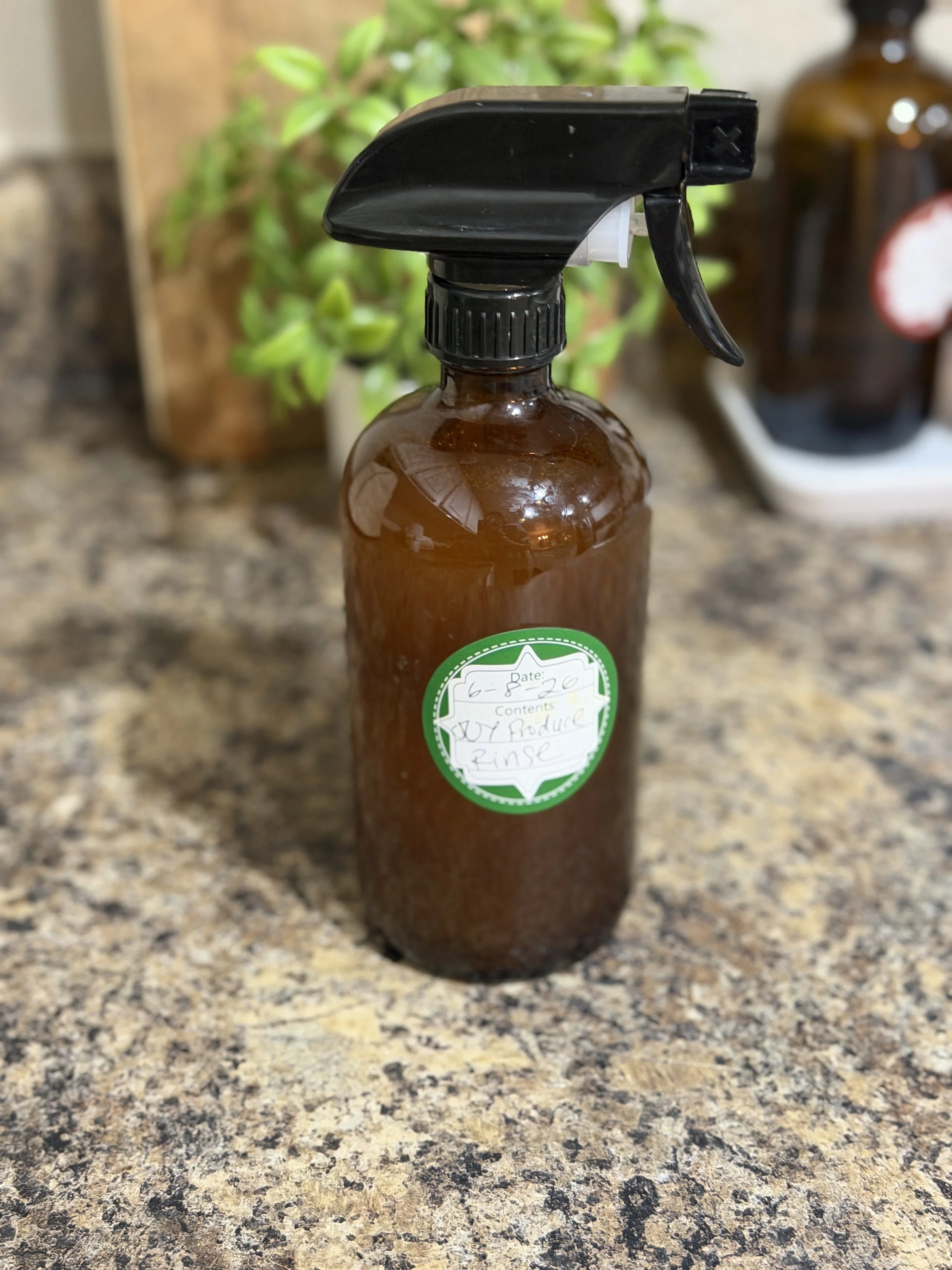 Homemade JOY Produce Wash