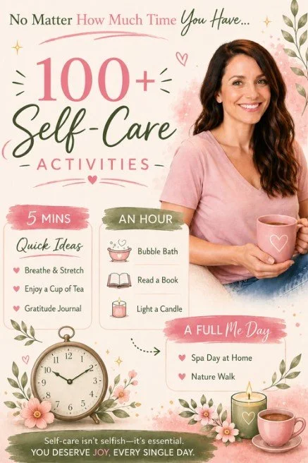 FREE 100+ Self-Care Activities Guide